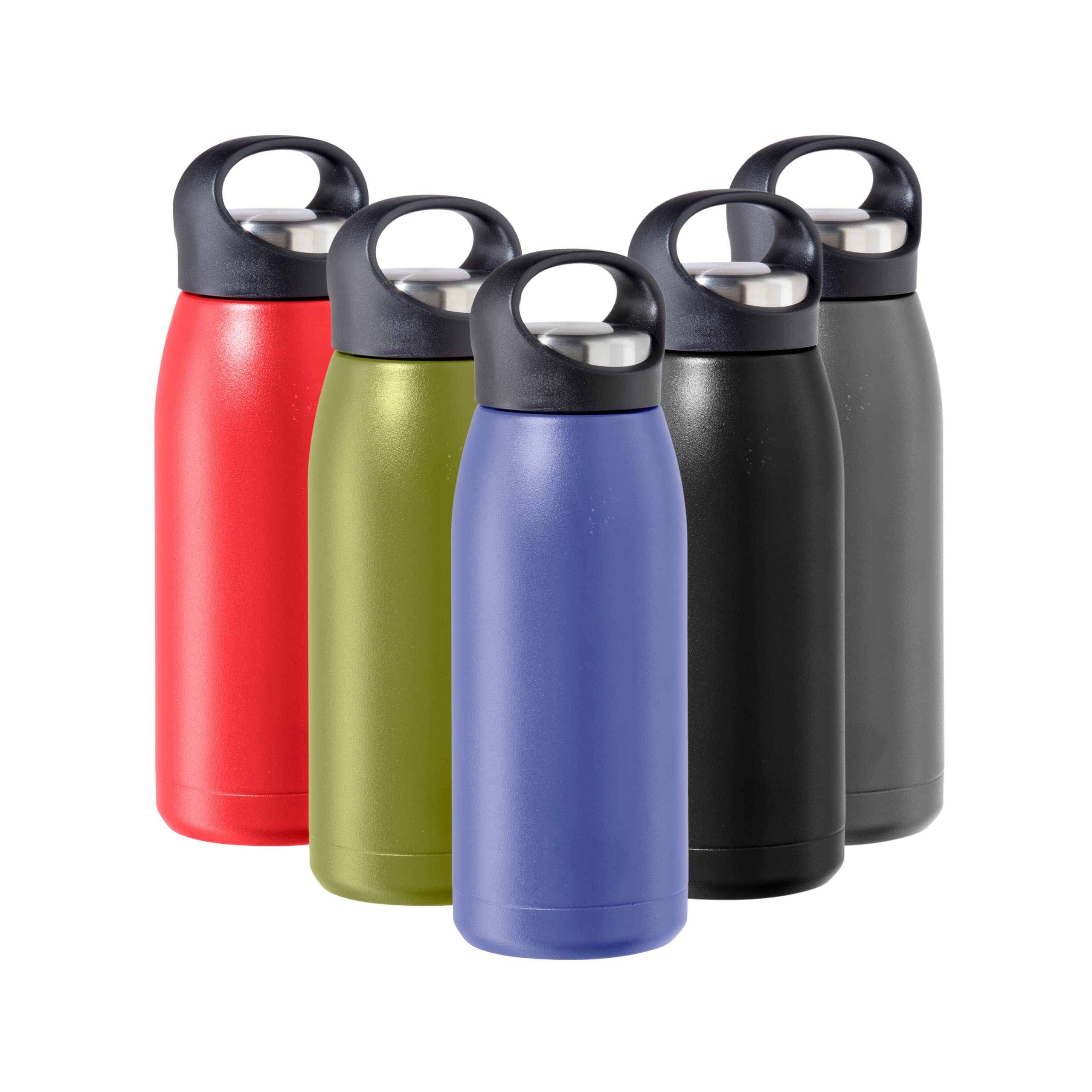Oggi style Stainless Steel Insulated Water Bottle- Double Wall Vacuum Insulated, Travel Thermos