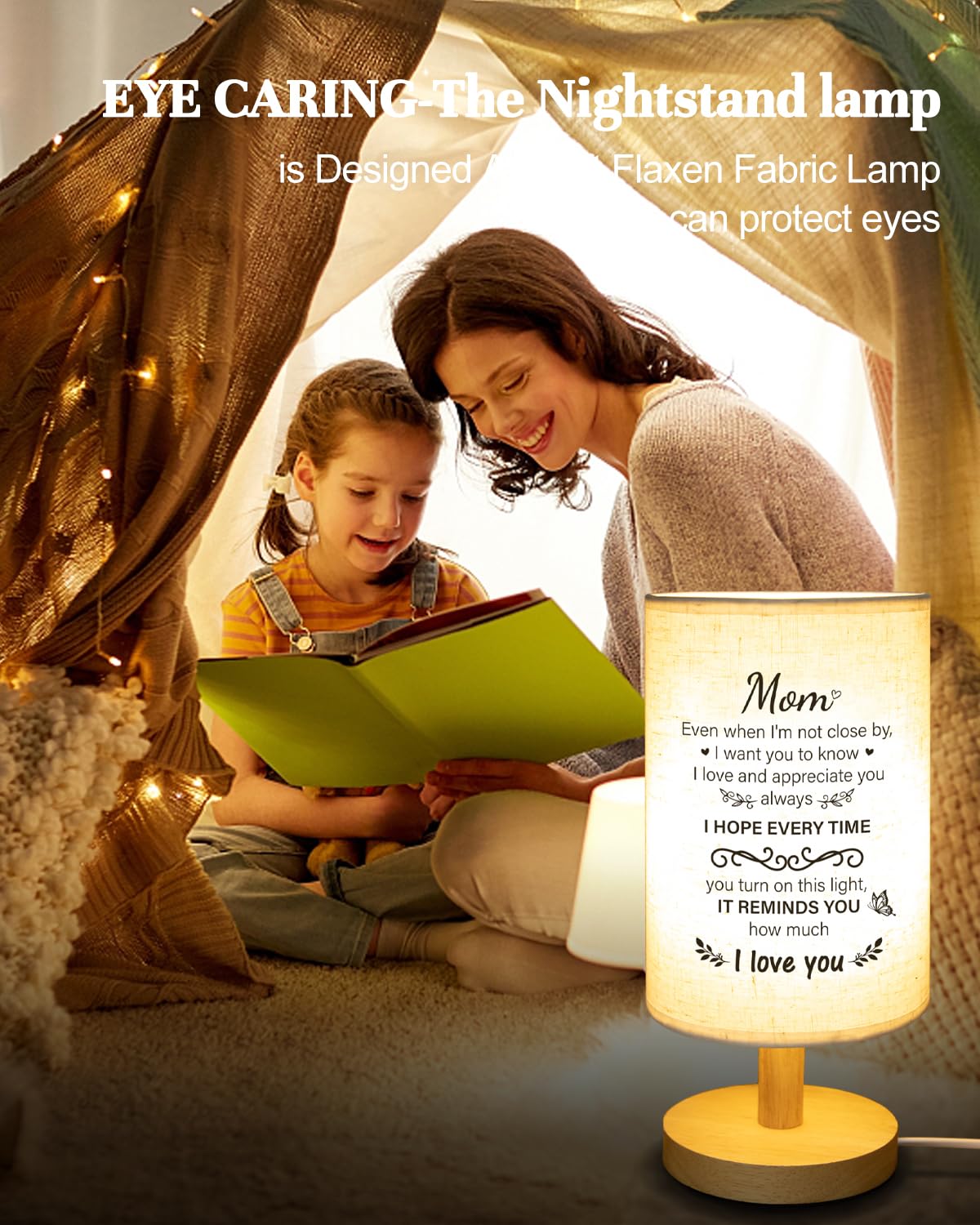 Souhoney Mom Birthday From Daughter Son, Birthday For Mother From Daughter Son, Unique Mothers Day Valentine For Mom, Beautiful Mother Lamp For Home Decoration