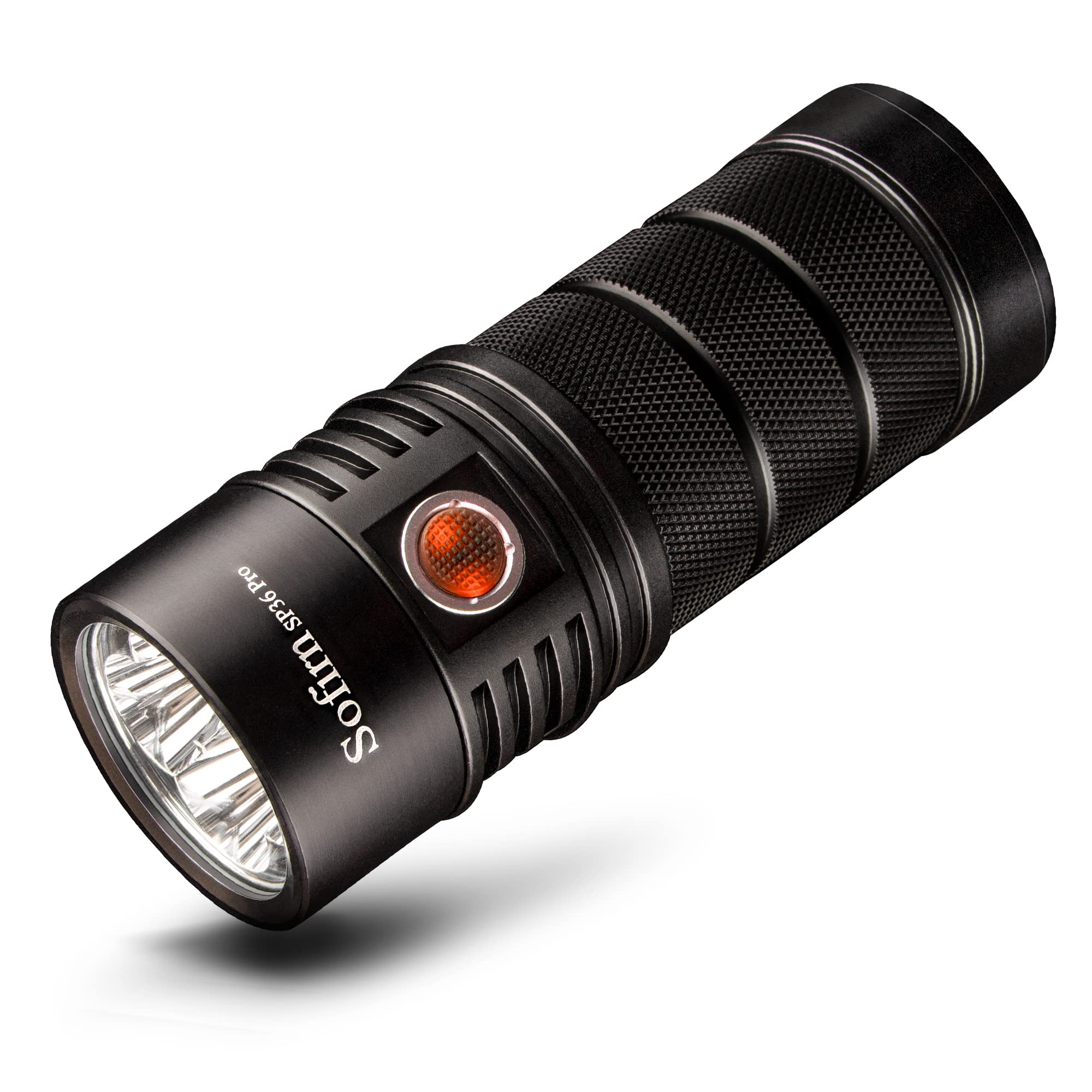 Sofirn Sp36 Pro Rechargeable Led Flashlight 8000 Lumens Max, Powerful Flashlight With 4X Sst40 6500K Led Anduril Ui2, Ipx8 Waterproof, For Emergencies Camping (Sp36 Pro-Kit)