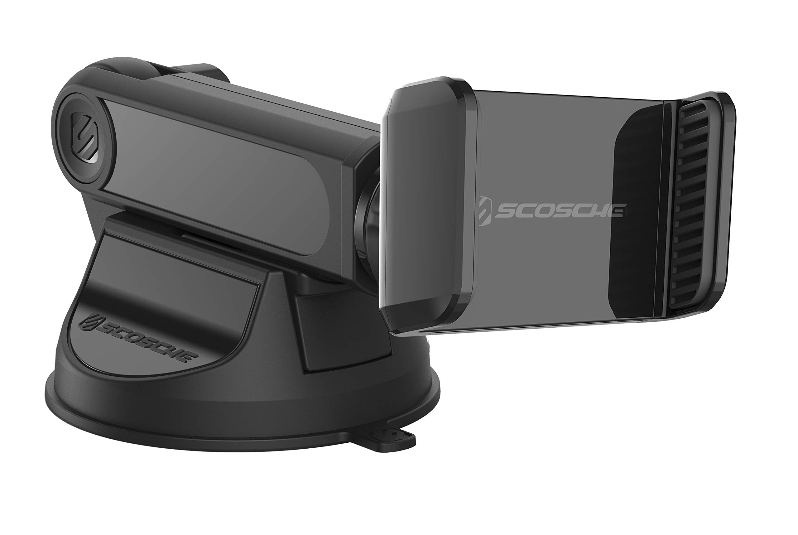 Scosche Uh4Wdex2-Sp Extendo Mount Car Phone Holder Windshield / Dashboard Stickgrip Base Telescoping Adjustable Arm Black