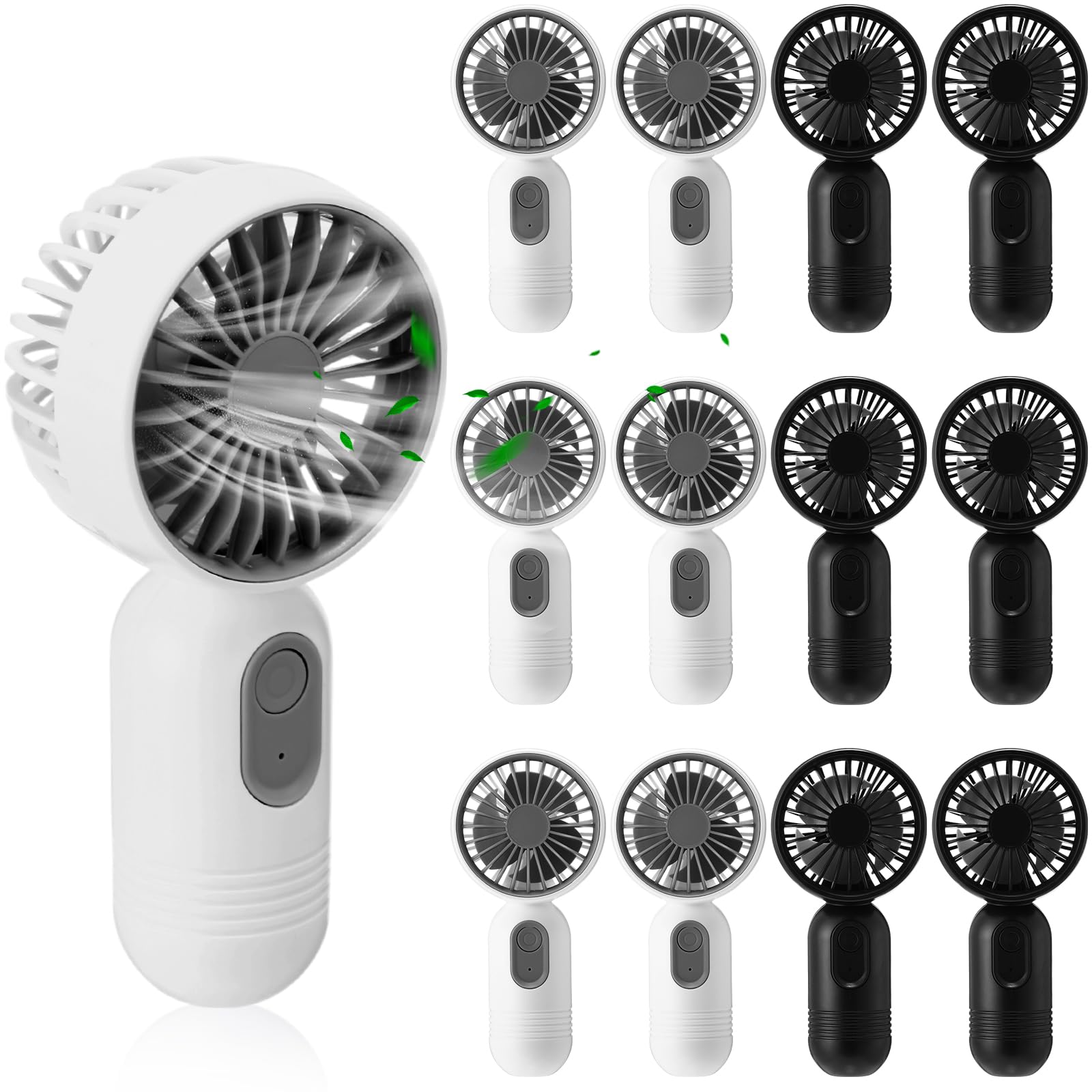 Mini handheld fans 12 pack for travel compact portable and lightweight from Koospark