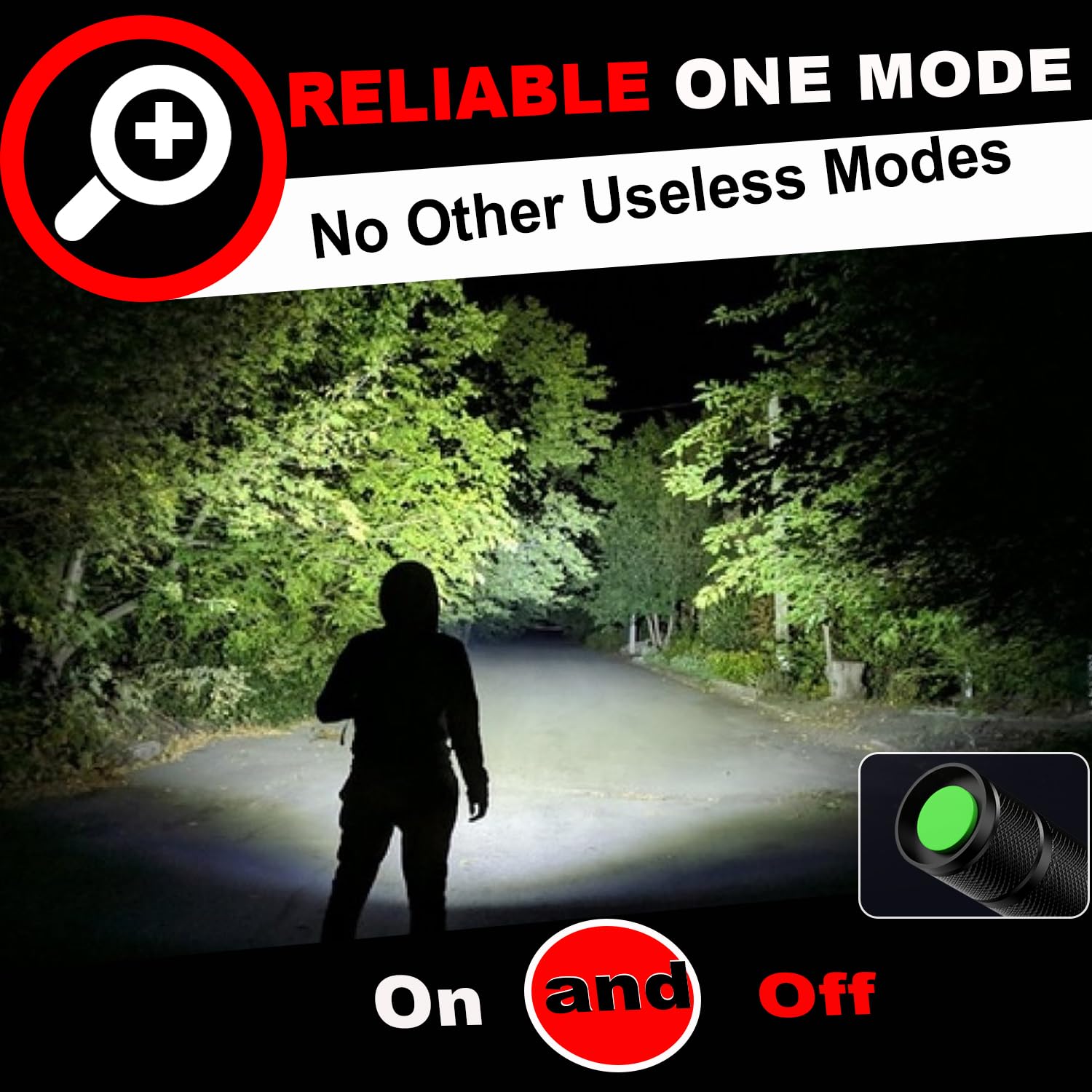 Hinsgear Flashlights High Lumens 6Pcs, 1 Mode Led Flashlight Super Bright, Small Pocket Flashlight Bulk, Water Resistant Tactical Flash Light For Emergency, Camping, For Men Dad Christmas