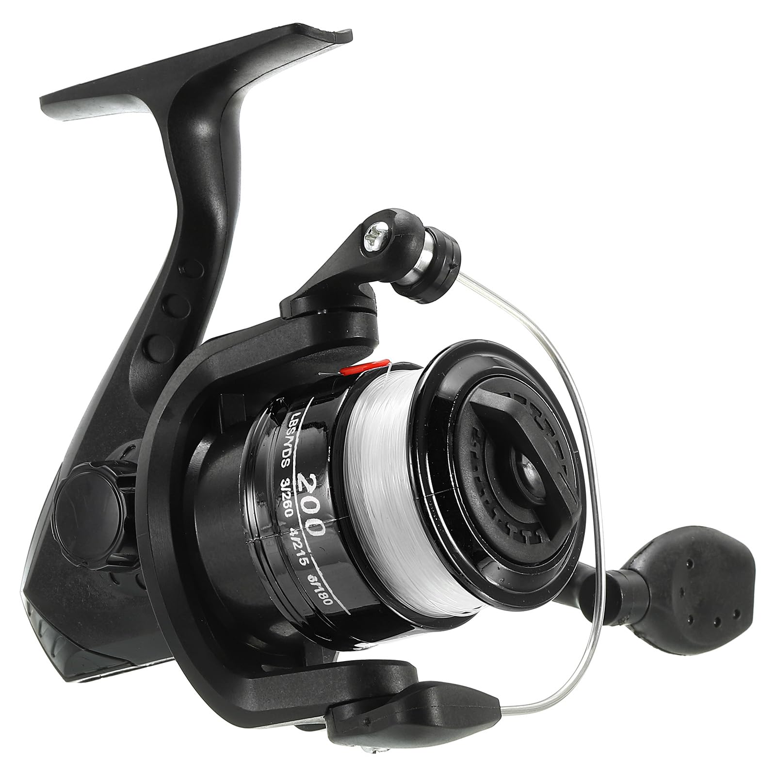 Patikil Fishing Reel Left/Right Interchangeable Handle With Fishing Lines