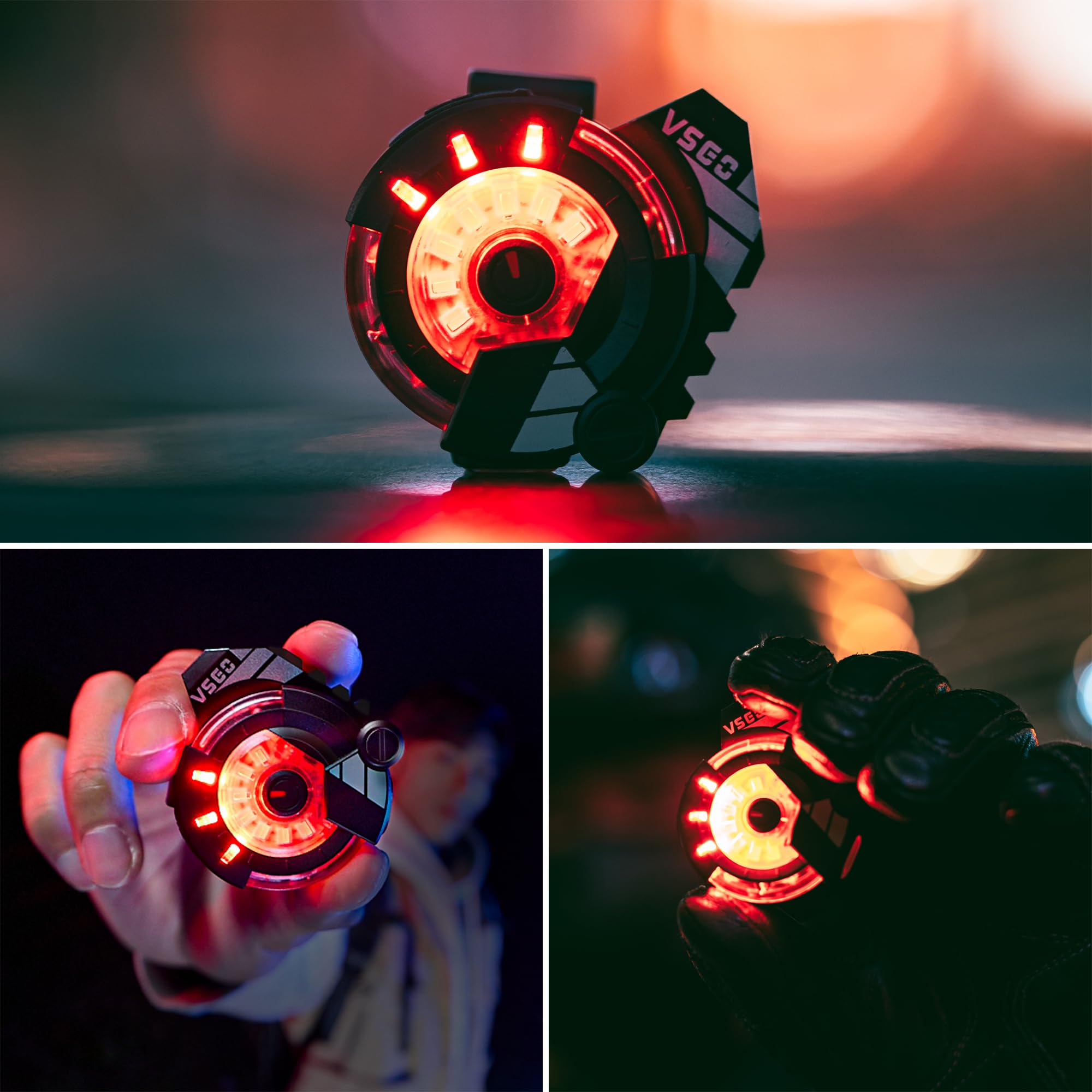 Vsgo Black Snipe Multi-Function Edc Flashlight – Portable Rechargeable Keychain Light With Magnetic Base & Hat Clip, 8 Modes, Waterproof For Camping, Hiking, Cycling, Emergency Use