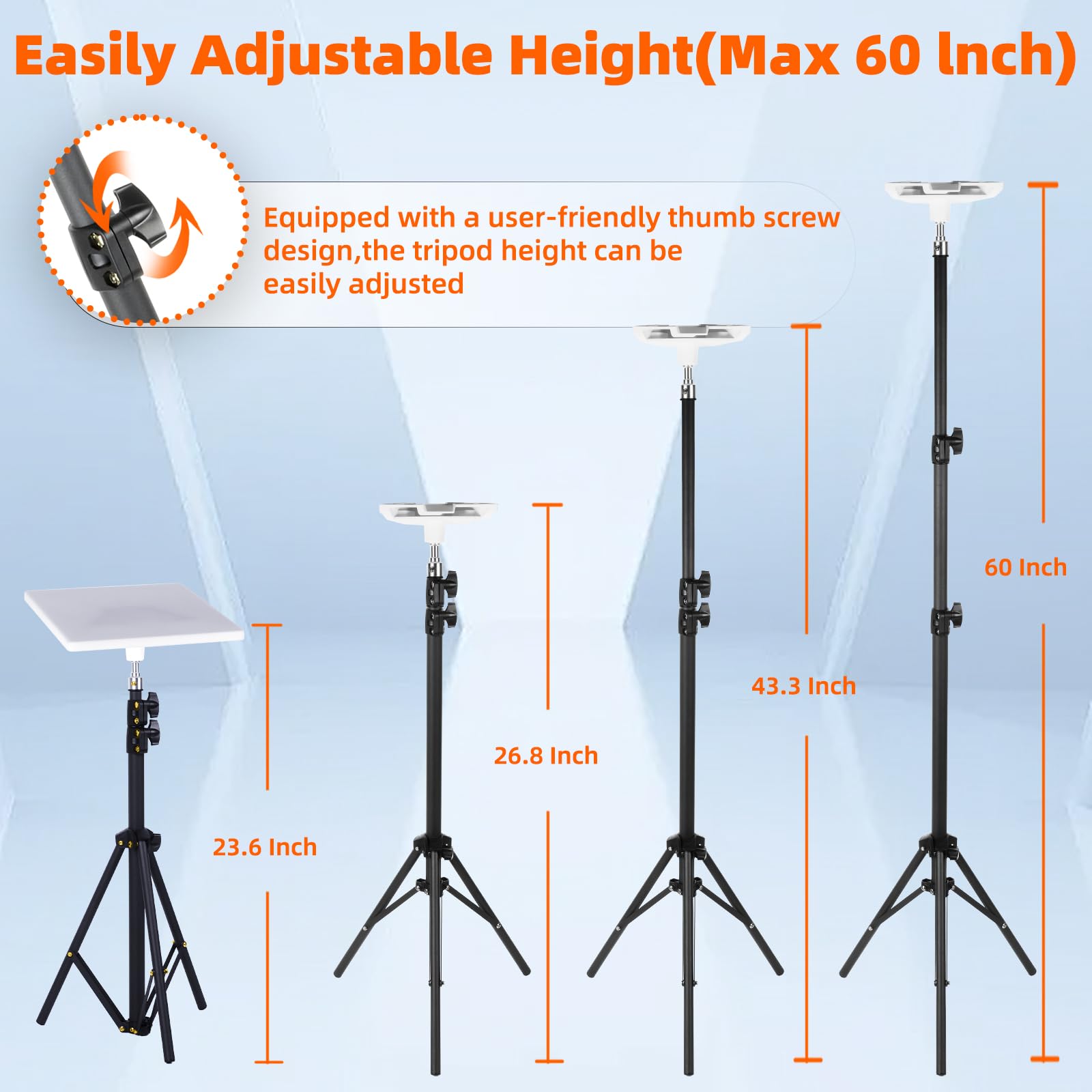 Akikdj Starlink Mini Tripod Mounting Kit With Adapter,Adjustable Tripod Mount,Portable Design For Satellite Internet +Mini 1/4 Inch Threaded Adapter.