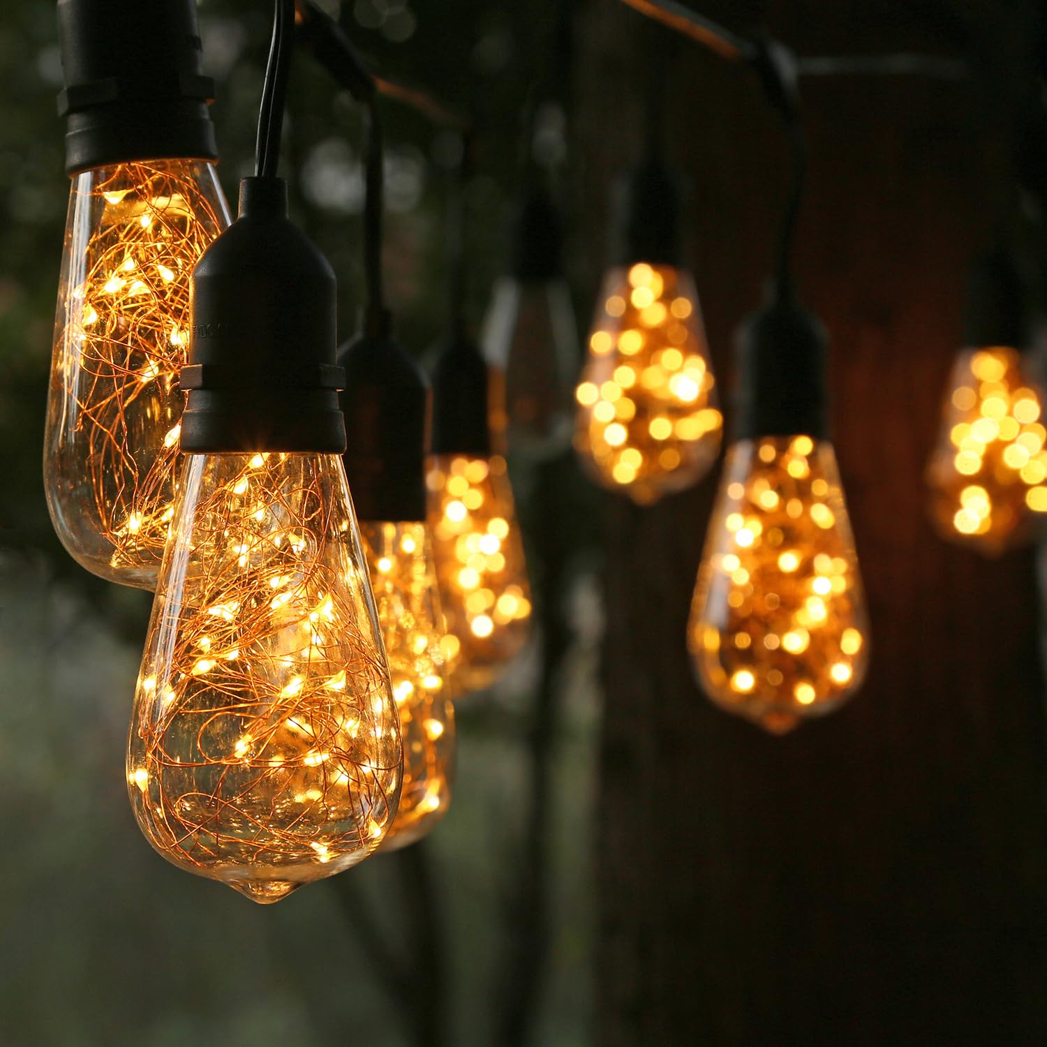 Ceinbota Ceinbota Led Fairy Bulbs, String Light Bulbs.St19 Starlight Decorative Bulbs Replacement Incandescent Lamp For Patio, Garden,Batheroom,Bedroom,Warm White 2200K,70Lm,E26 Base,120V/Ac,Not Solar Energy(4Pack)