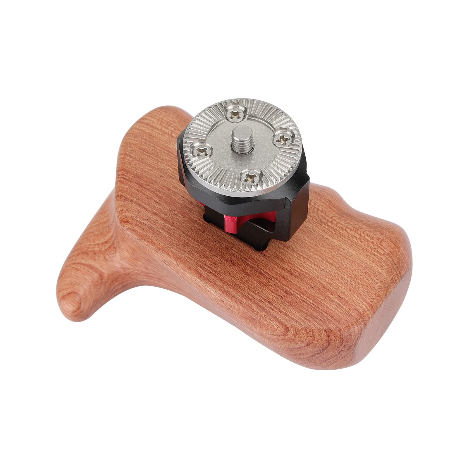 Camvate Wooden Handle Grip With Rosette Standard Accessory(Left Hand) - 1639