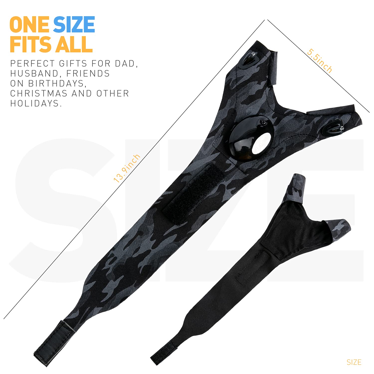 Thxtoms Led Flashlight Gloves,Father  For Men Him,Christmas Birthday  For Dad Father Husband, Cool Gadgets Tools For Repairing Fishing,Camo