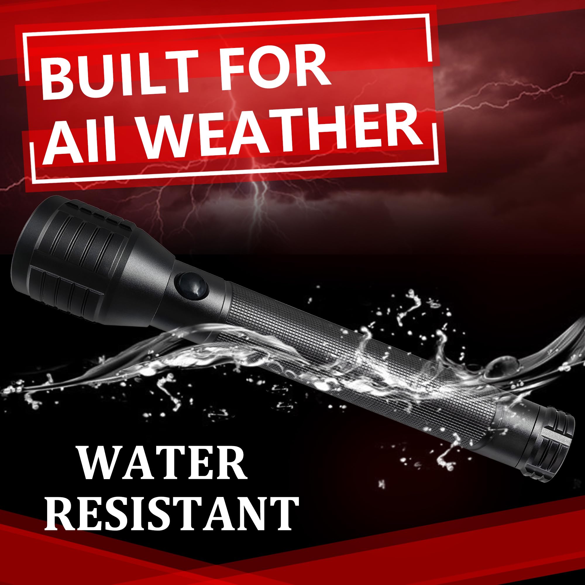 Miuree Heavy-Duty Led 3-Cell D Flashlight