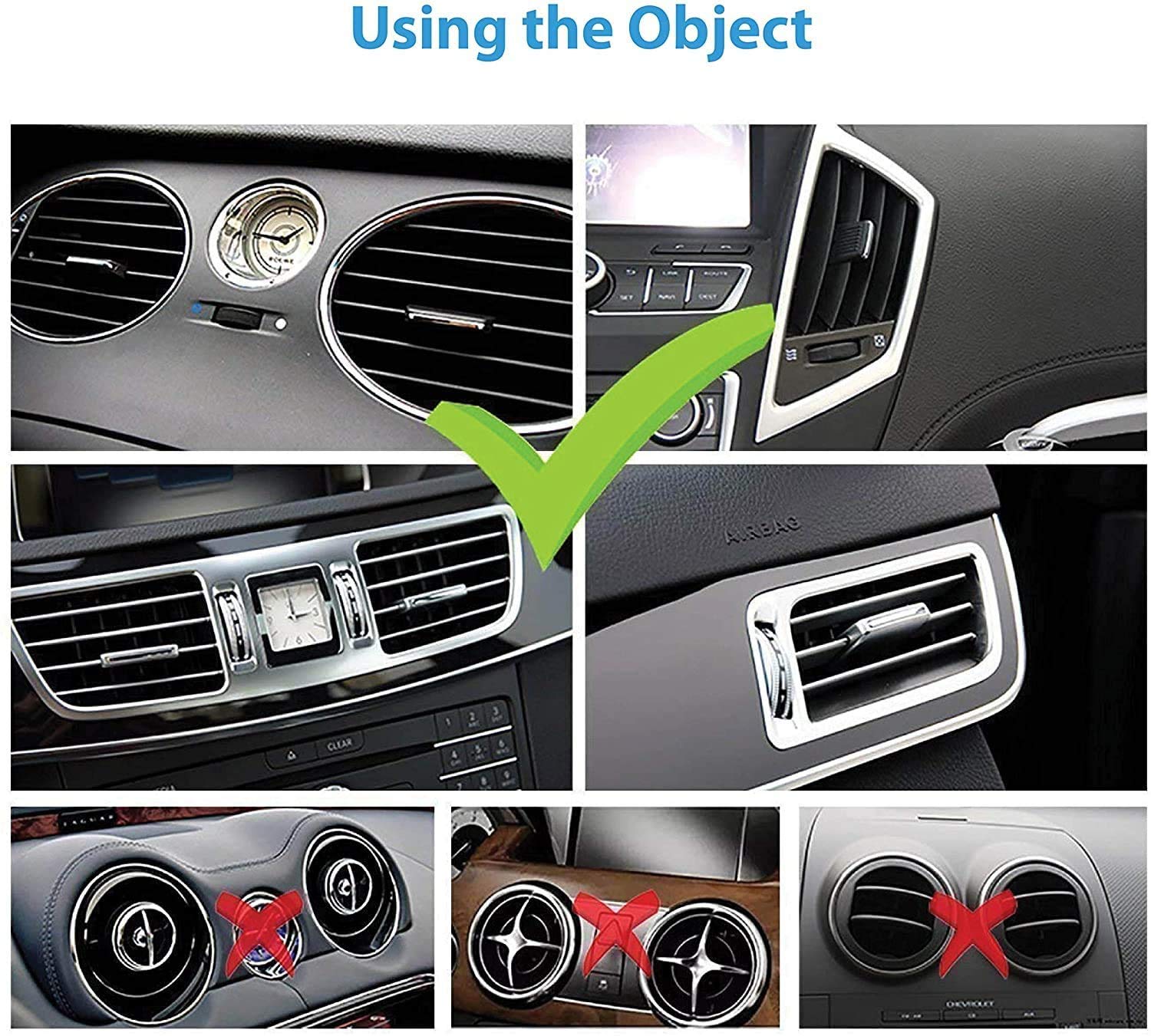 Beam Electronics Car Phone Holder Mount, Phone Car Air Vent Mount Holder Cradle Compatible For Iphone 12 11 Pro Max Xs Xs Xr X 8+ 7+ Se 6S 6+ 5S 4 Samsung Galaxy S4-S10 Lg Nexus Nokia