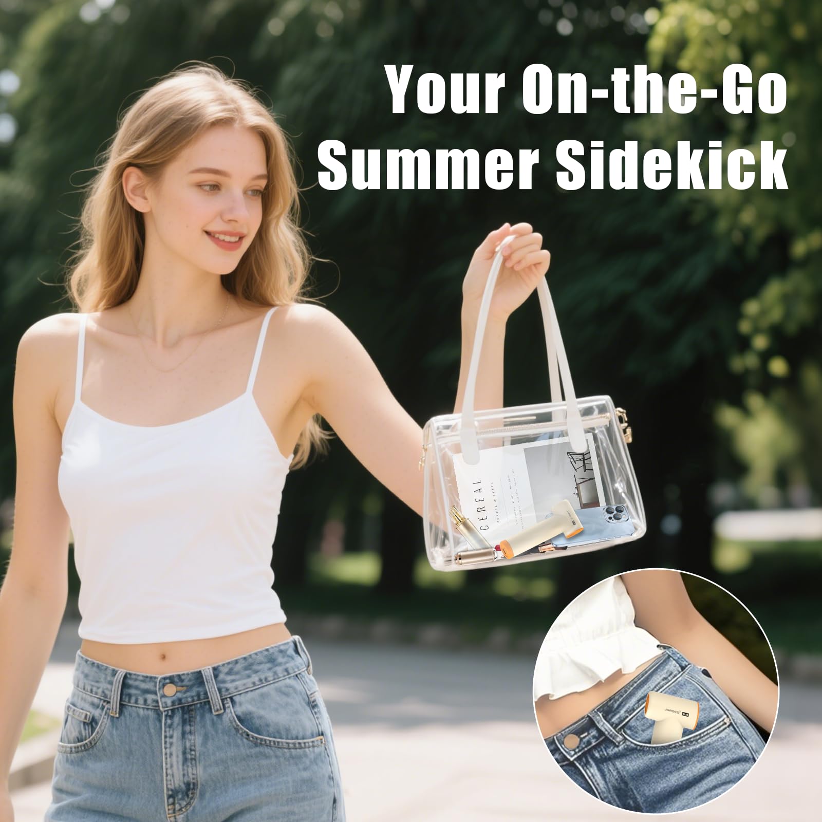 Super Mini Portable Handheld Fan, 85000Rpm Turbo High-Speed Fan With 4-Speed Adjustable, 4000Mah