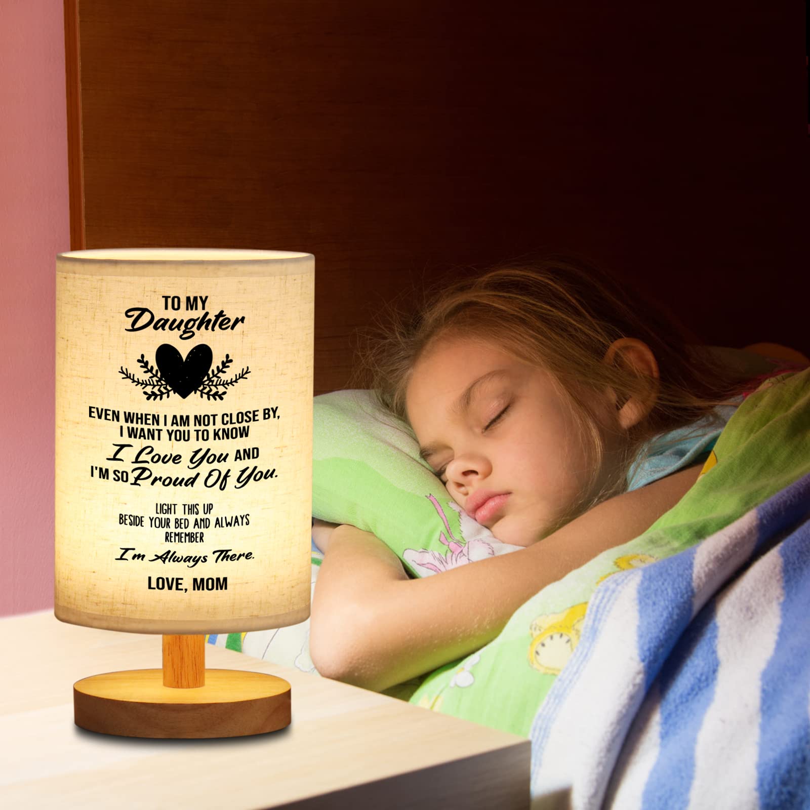 Wsyear Mothers Day Birthday Daughter From Mom- For Daughter From Mom, Table Lamp To My Daughter For Birthday Anniversary Wedding Ideas