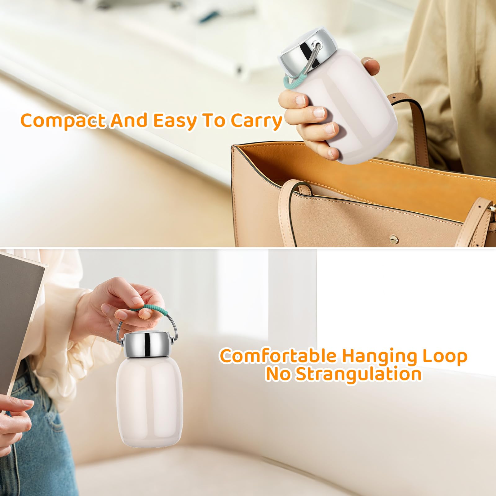 Jessie Mini Insulated Stainless Steel Water Bottle,9Oz/260Ml Small Vacuum Metal Water Bottle Leak