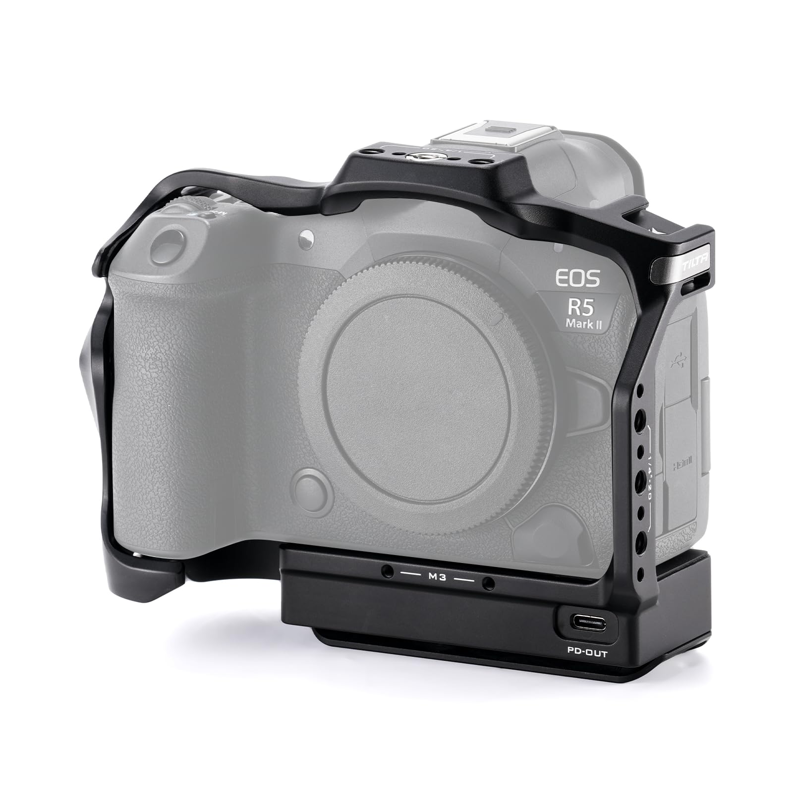 Tilta Full Camera Cage With Cooling System Compatible With Canon R5 Mark Ii - Black