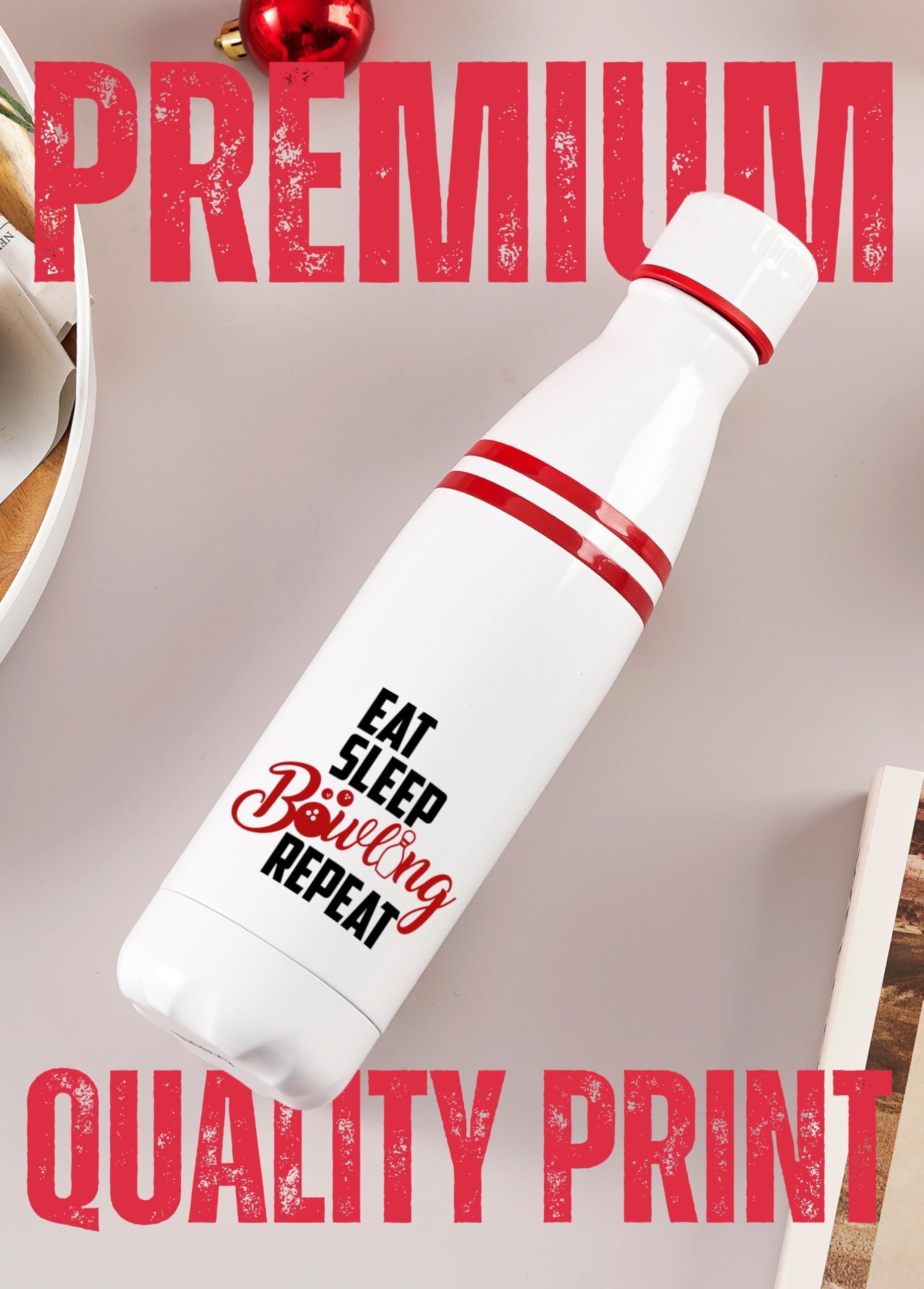 Onebttl Bowling For Men, Women, Bowling Water Bottle, 17Oz Stainless Steel