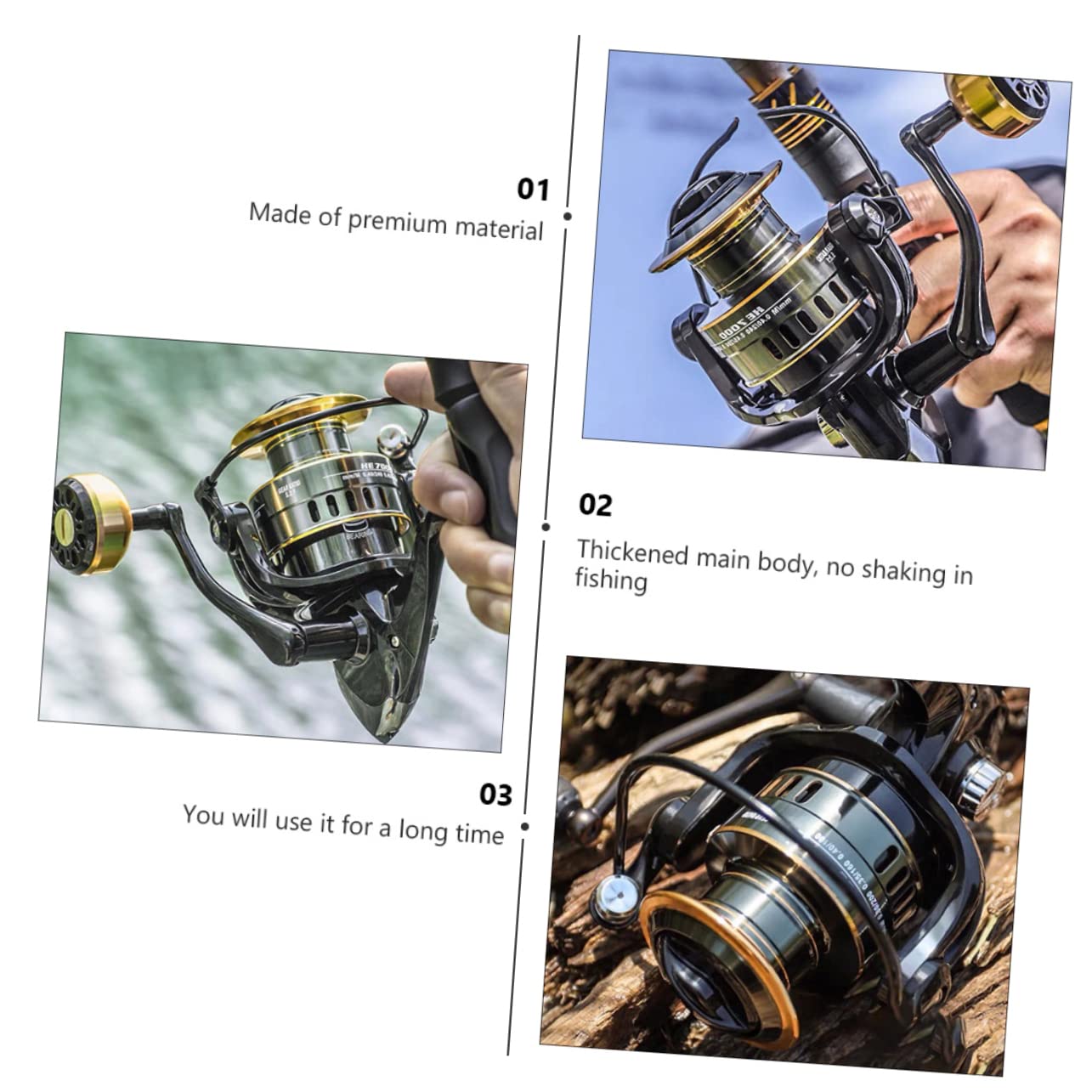 Brightfufu 1Pc Full Fishing Reel Lightweight Alloy Spool Portable Sea Fishing Gear For Long Distance Casting Smooth Performance For Freshwater And Saltwater Fishing