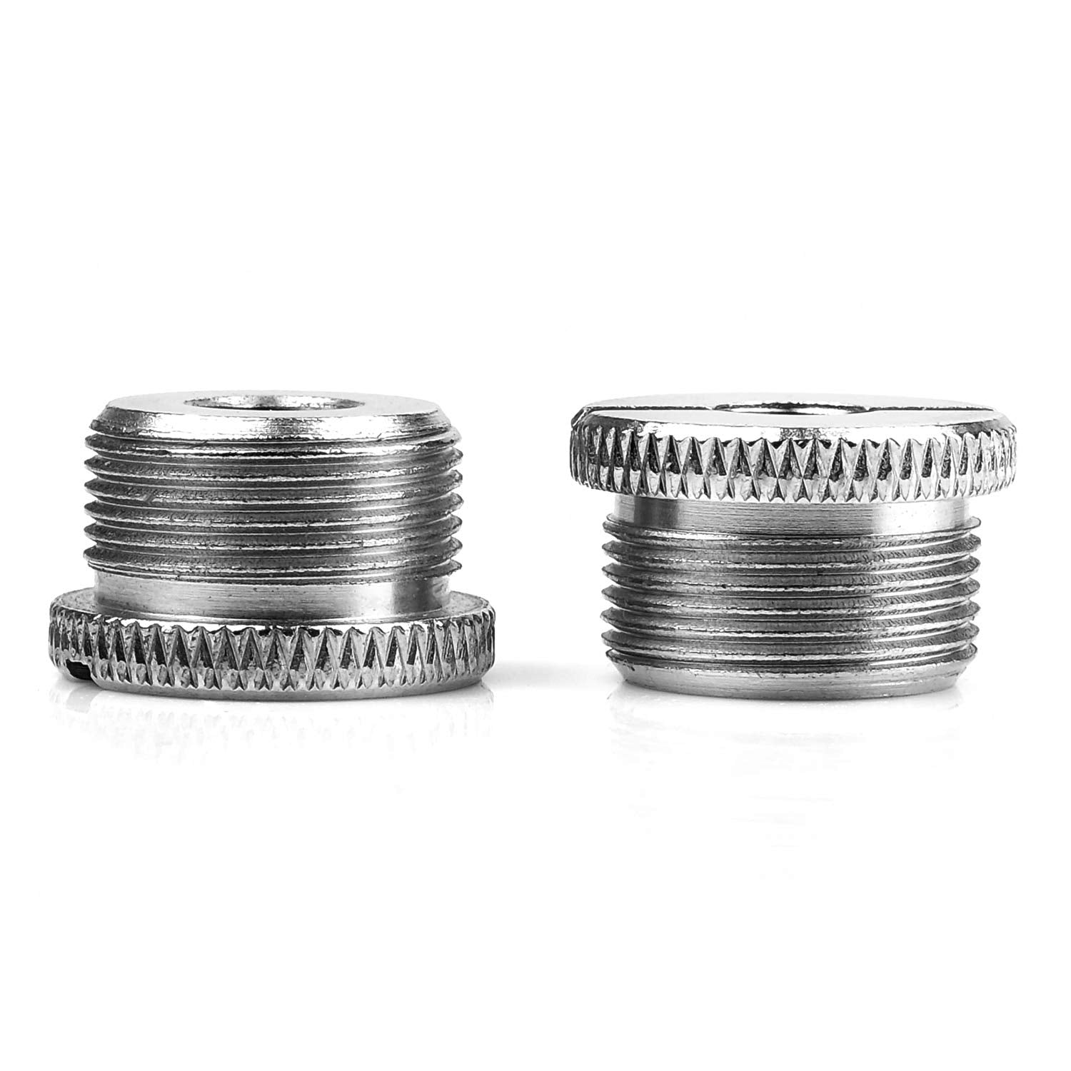 Anwenk Mic Stand Adapter 5/8 To 1/4 Adapter Male To Female Mic Screw Adapter Microphone Stand Adapter Camera Tripod Microphone Accessory For Tripod Stand/Mic Microphone Stand Mount,2Pack