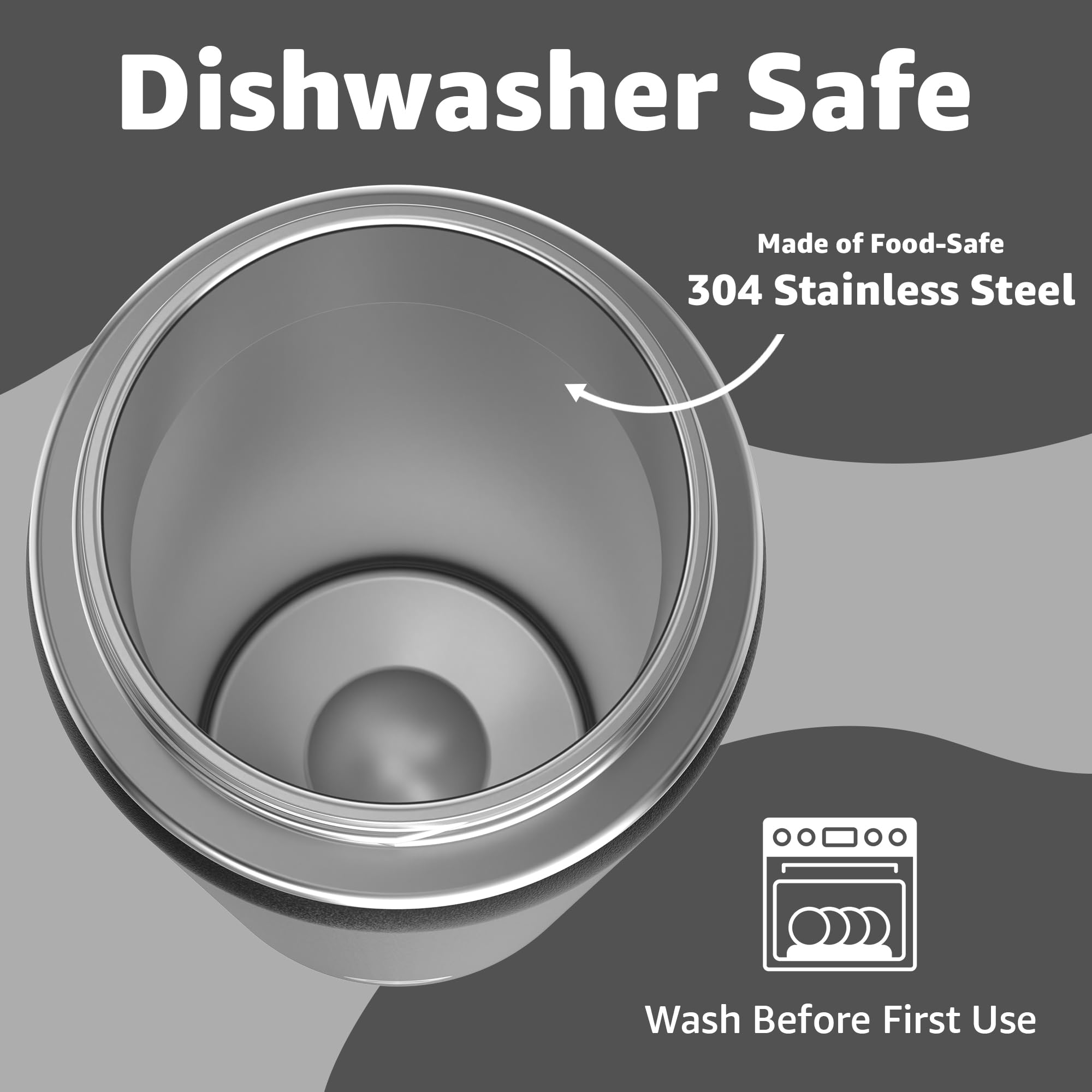 Water Bottle Compatible With Popular Flavor Cartridges , Leak Proof, Double-Walled