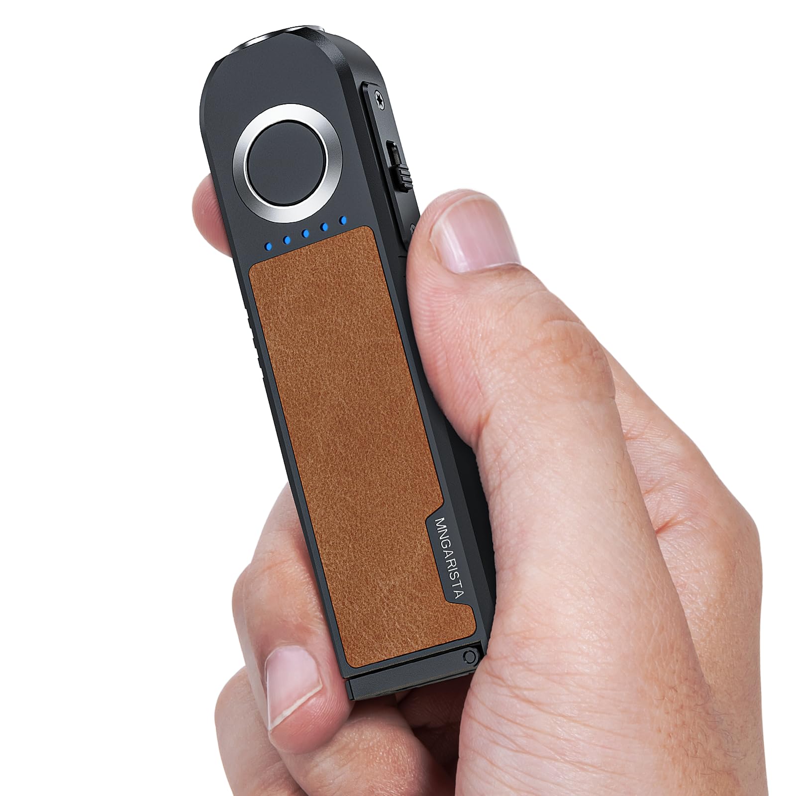 Mngarista Rechargeable Flashlight Edc, Ipx8 Waterproof, Magnetic Base, 500-Lumen