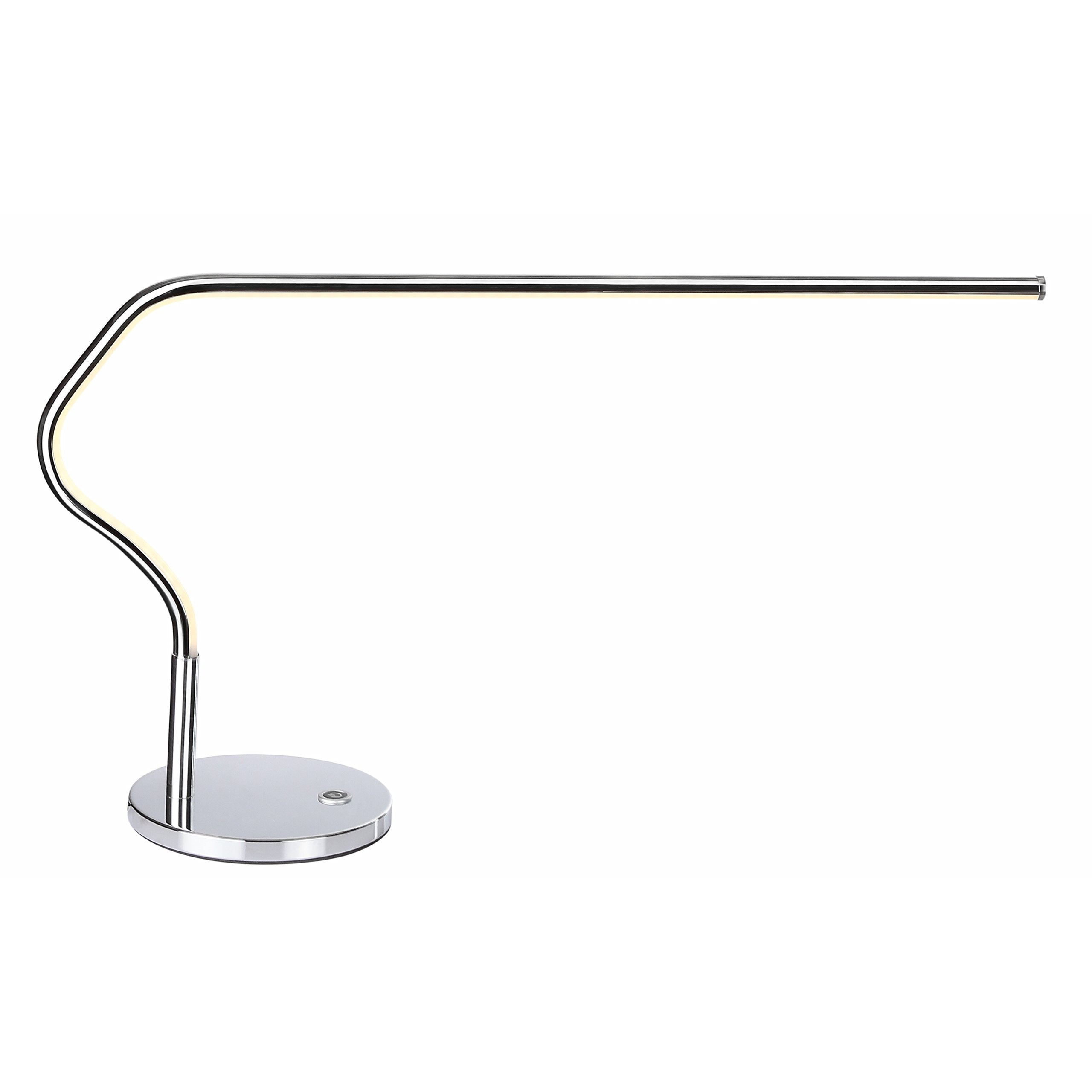 Jonathan Y Jyl7003A Julian 15" Led Integrated Task Lamp Modern,Contemporary For Bedroom, Living Room, Office, College Dorm, Coffee Table, Bookcase, Chrome