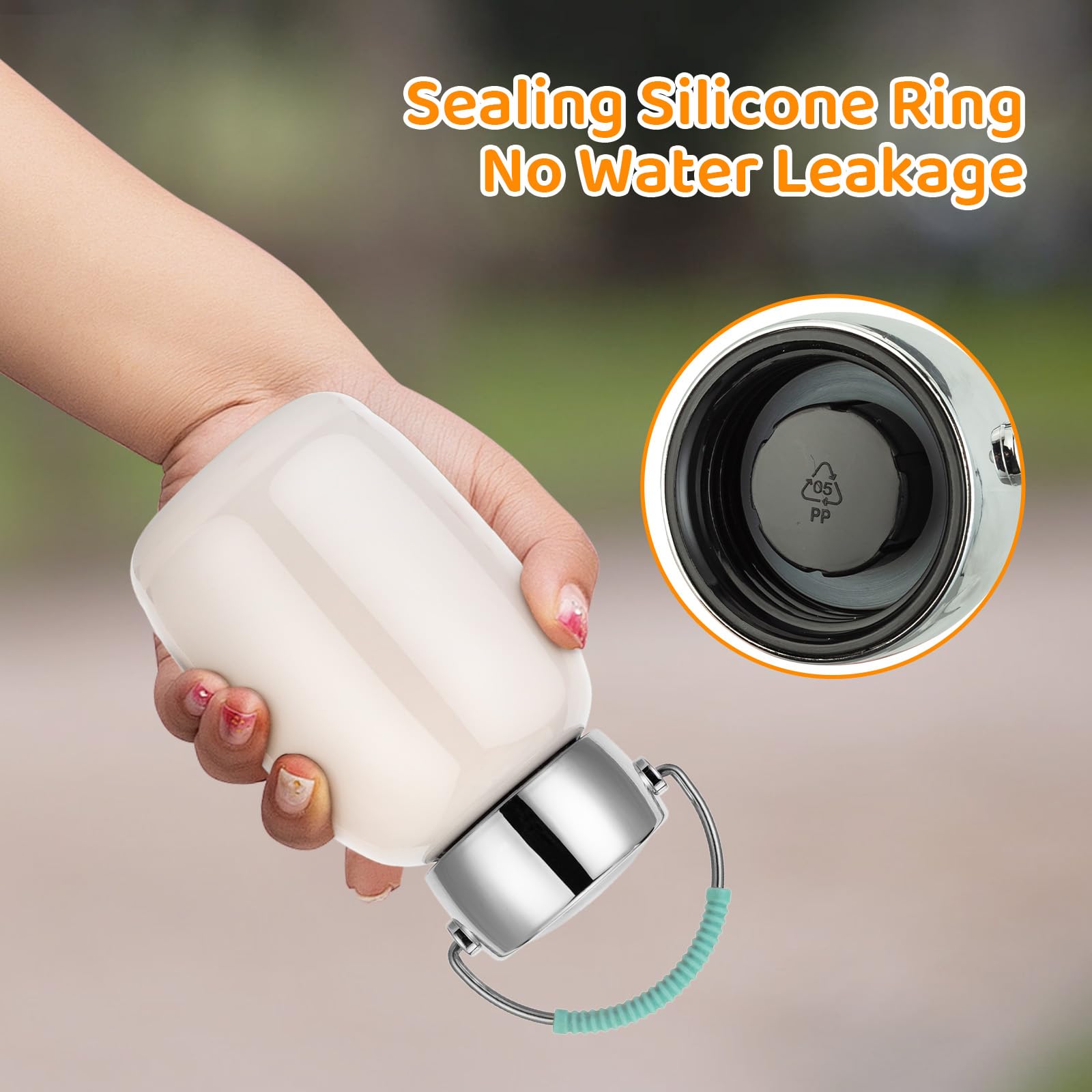 Jessie Mini Insulated Stainless Steel Water Bottle,9Oz/260Ml Small Vacuum Metal Water Bottle Leak