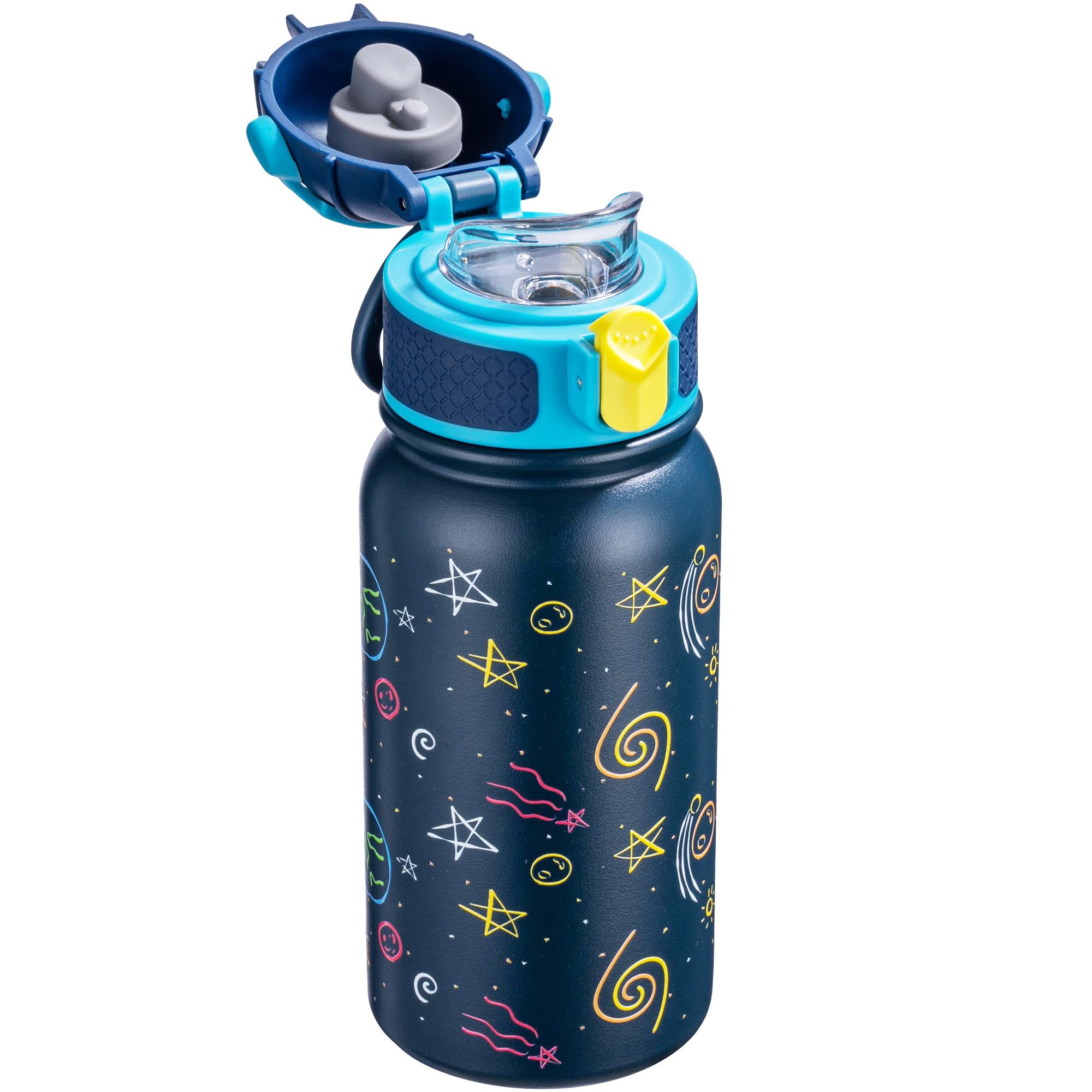 Oldley Kids Water Bottle 12Oz Insulated Water Bottle, Double Wall Stainless Steel Vacuum Bottle