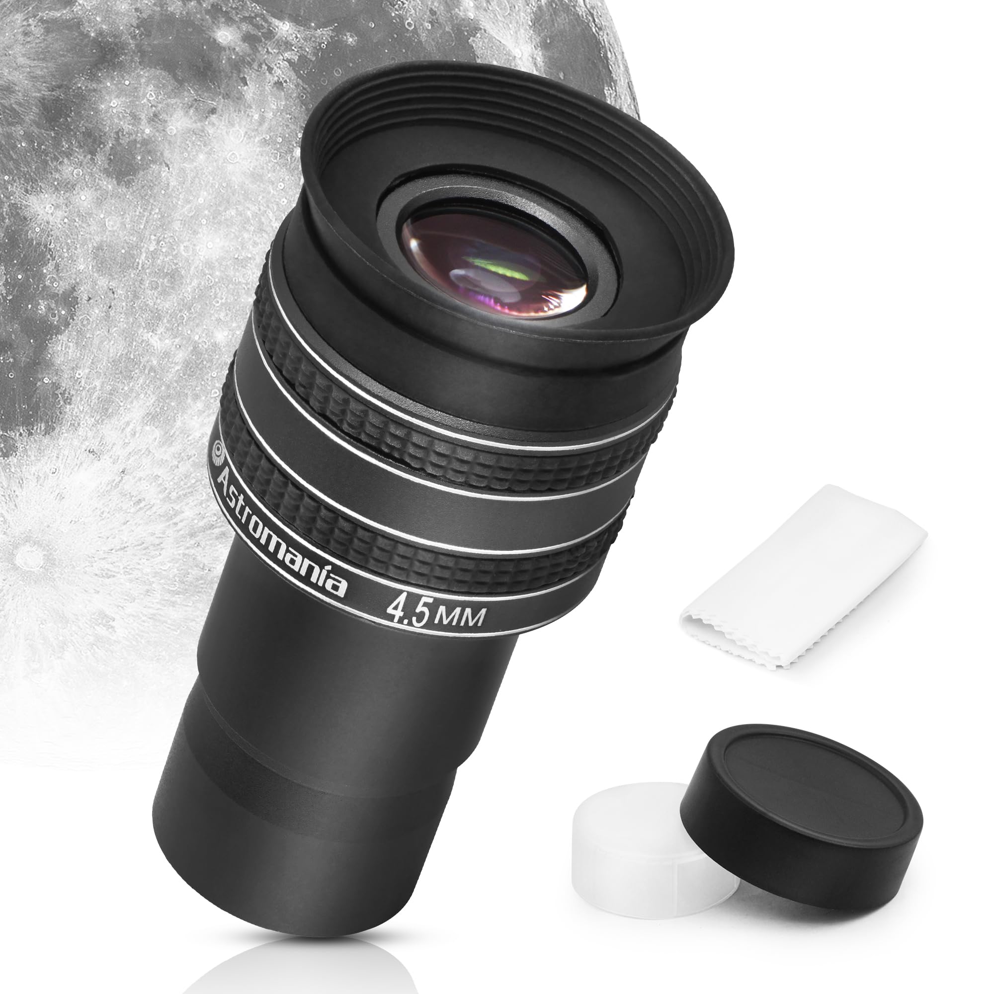 Astromania Telescope Eyepiece 4.5Mm, Wide Angle 58 Degree Apparent Field Planetary Eyepiece For 1.25 Inch Astronomy Telescope & Filter, Fully Multi-Coated Telescope Accessory For Planetary Observation