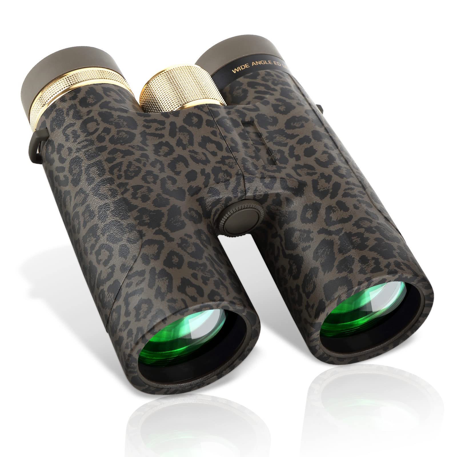 Folgtek Binoculars Adults Telescopes With 12X42 Hd Glasses Large Viewangle With Clear Low Night Vision Ipx7 Waterproof Multi Coated Field For Outdoor Observation, Camping, Hunting