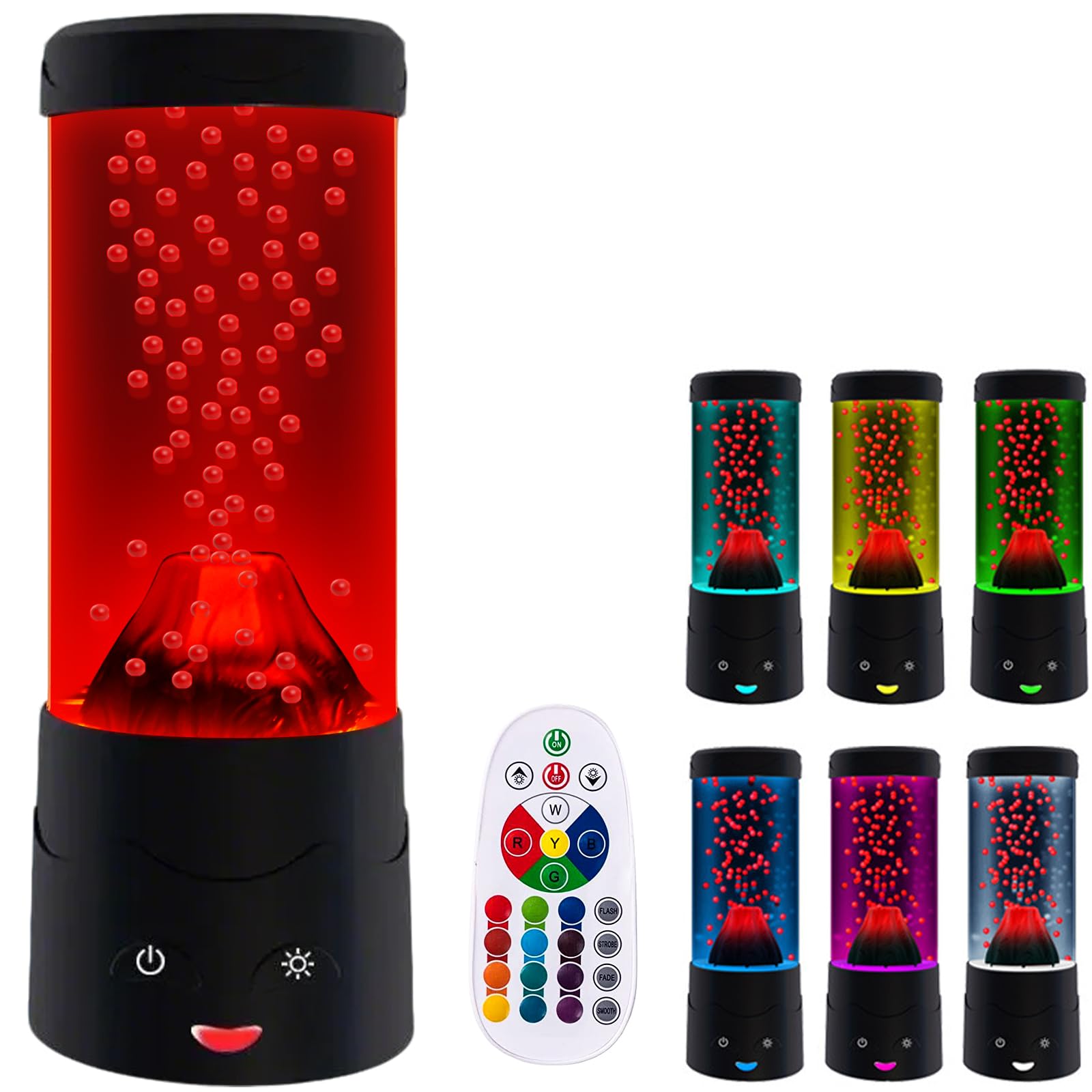 Ganbipu Volcano Lamp For Adults, Led Multi-Color Changing Lamps Novelty Night Light Mood Table Lamp For Home Bedroom Office Desktop Decoration