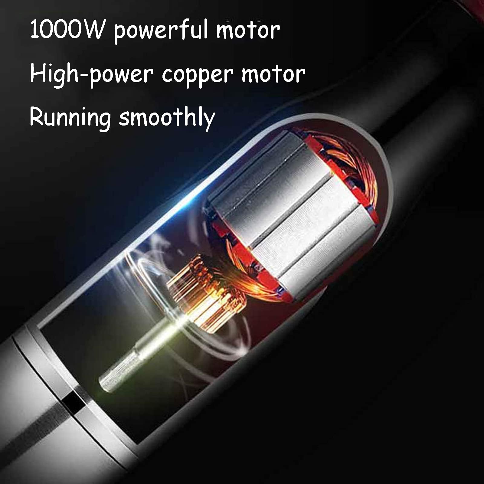 Miboce 1000W Portable Hand Blender, 4-In-1Hand Immersion Blender Set, With Beaker, Chopper, Egg Whisk, 5 Speed Adjustable, For Smoothies, Soups, Sauces, Puree, Dip