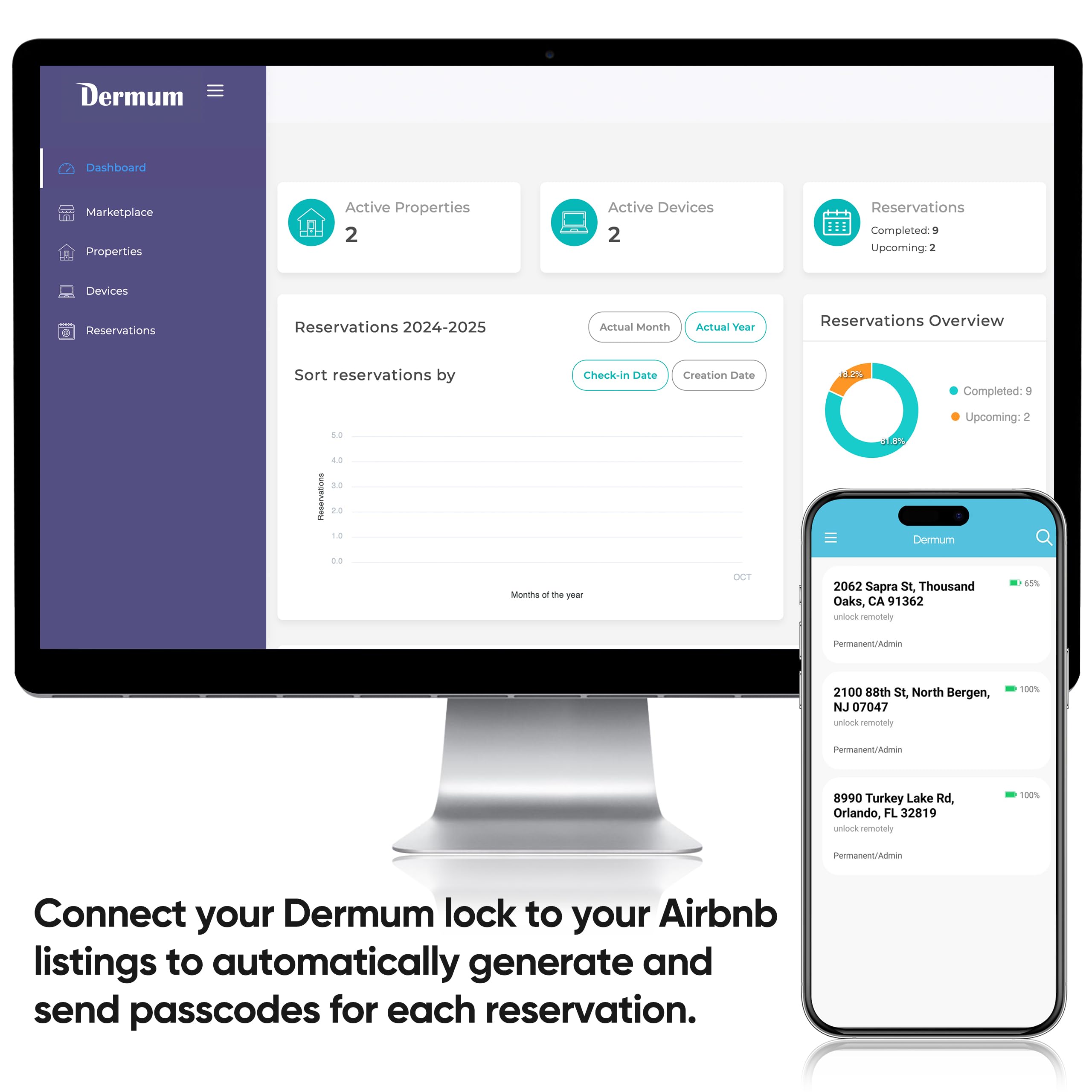 Dermum Smart Door-Lock Keyless-Entry Keypad Deadbolt: Electronic Door Lock With Code Passcode, Fingerprint Lock For Front Door (Silver)