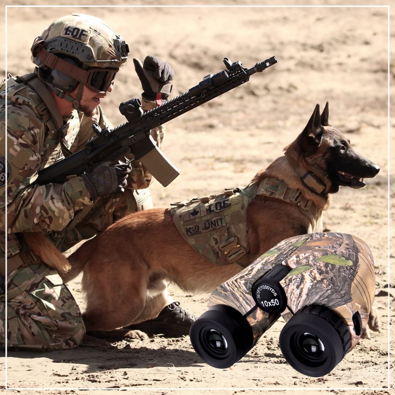 Tanaview 10X50 Compact Binoculars For Adults - Long Distance View, High Powered Binoculars With Travel Case - Lightweight, Large Eyepiece, Water & Fog Proof - Hunting, Bird Watching, Cruise