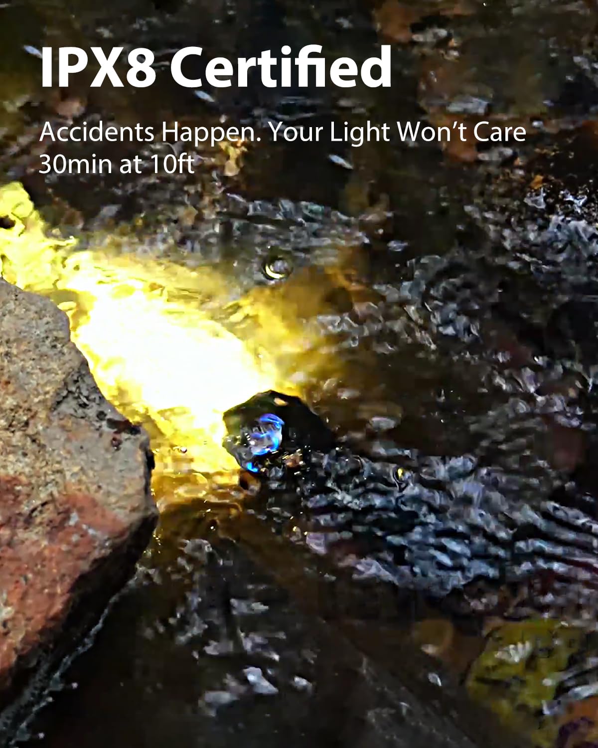 Towild Bc10 Led Rechargeable Flashlight High 4000 Lumens Led Flashlight,5000Mah Rechargeable Flashlights For Camping,Ipx8 Waterproof Flashlights For Emergencies,Suitable For Hiking