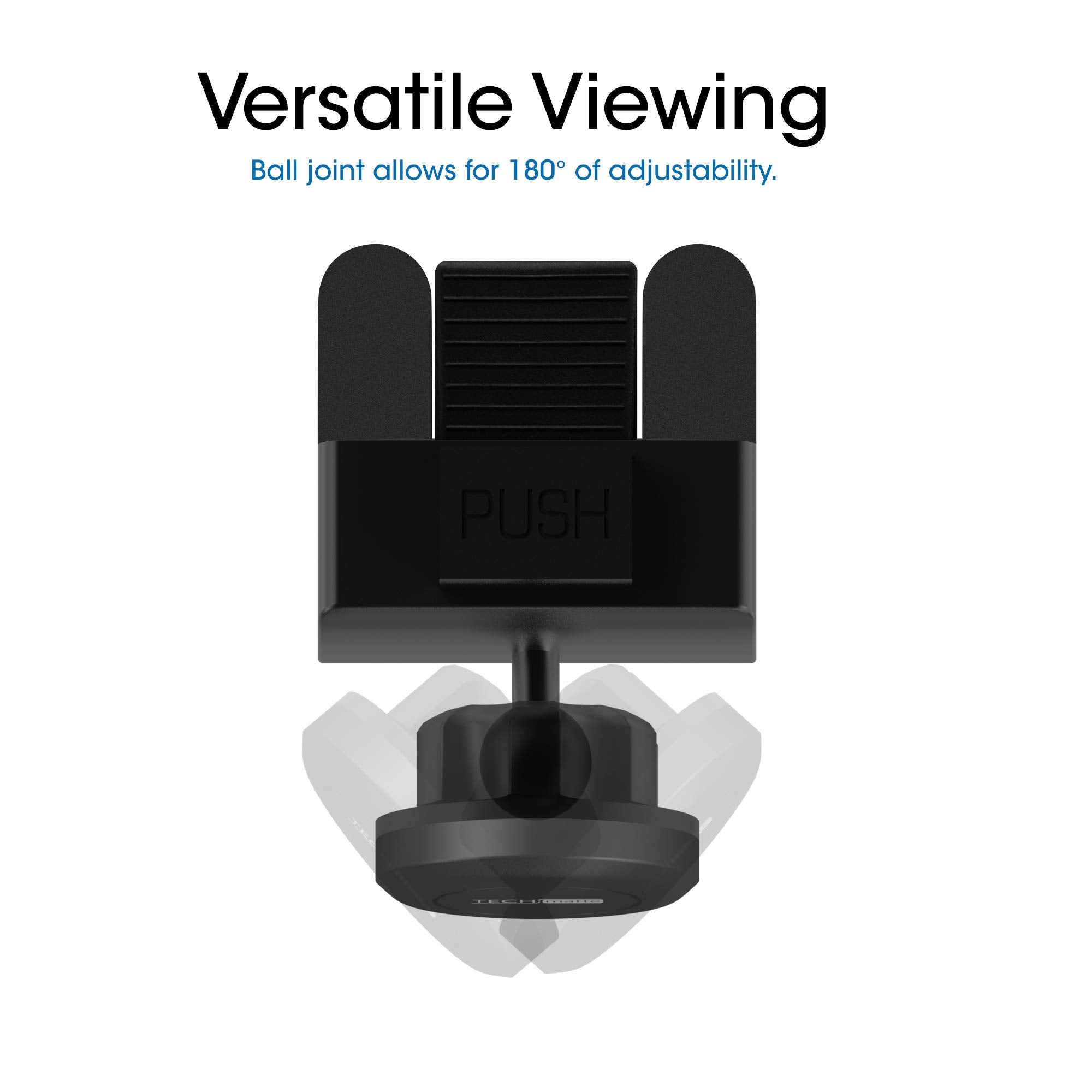 Techmatte Maggrip Universal Magnetic Cd Slot Mini Car Mount, Case Friendly Cd Slot Phone Holder Compatible With All Smartphone (1 Pack)