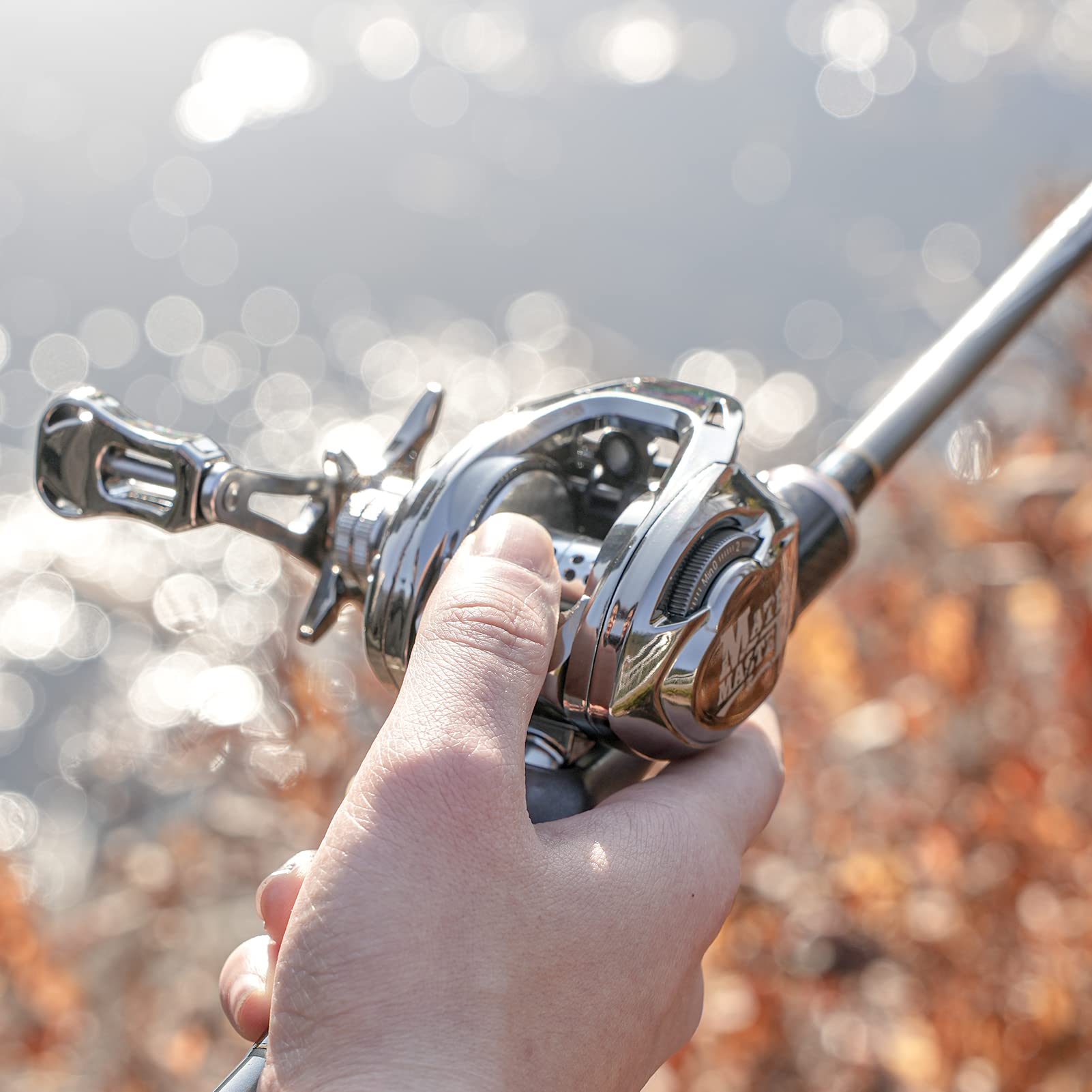 Haut Ton Matel Master Advanced Version Baitcaster Reels,6.2:1Gear Ratio,5+1Ball Bearing,Bait Clickers,12Lb Drag System Fishing Reels,For Saltwater,Freshwater.