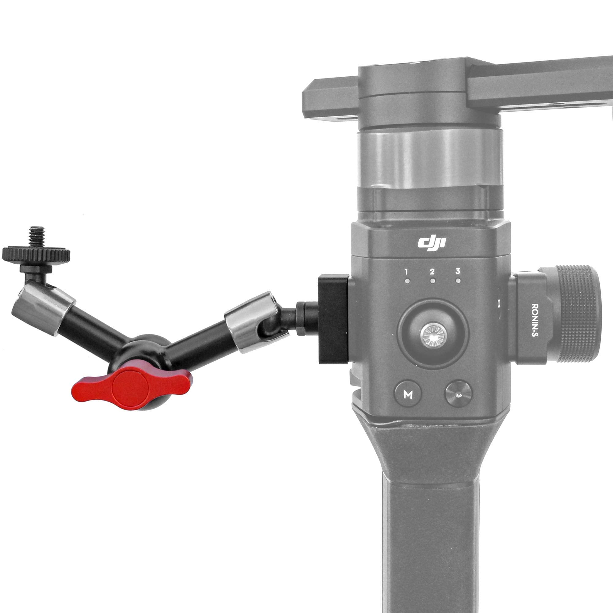 Gyrovu Heavy Duty 1/4"-20 Accessory Mount With 7" Articulated Arm For Dji Ronin-S