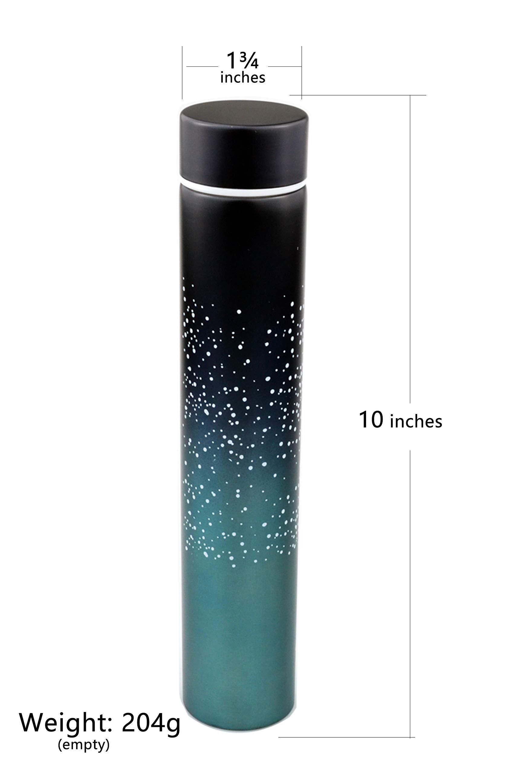 Insulated Water Bottle, Coffee Thermos Mug, Double Wall Vacuum Insulation, Fashionable Style Skinny