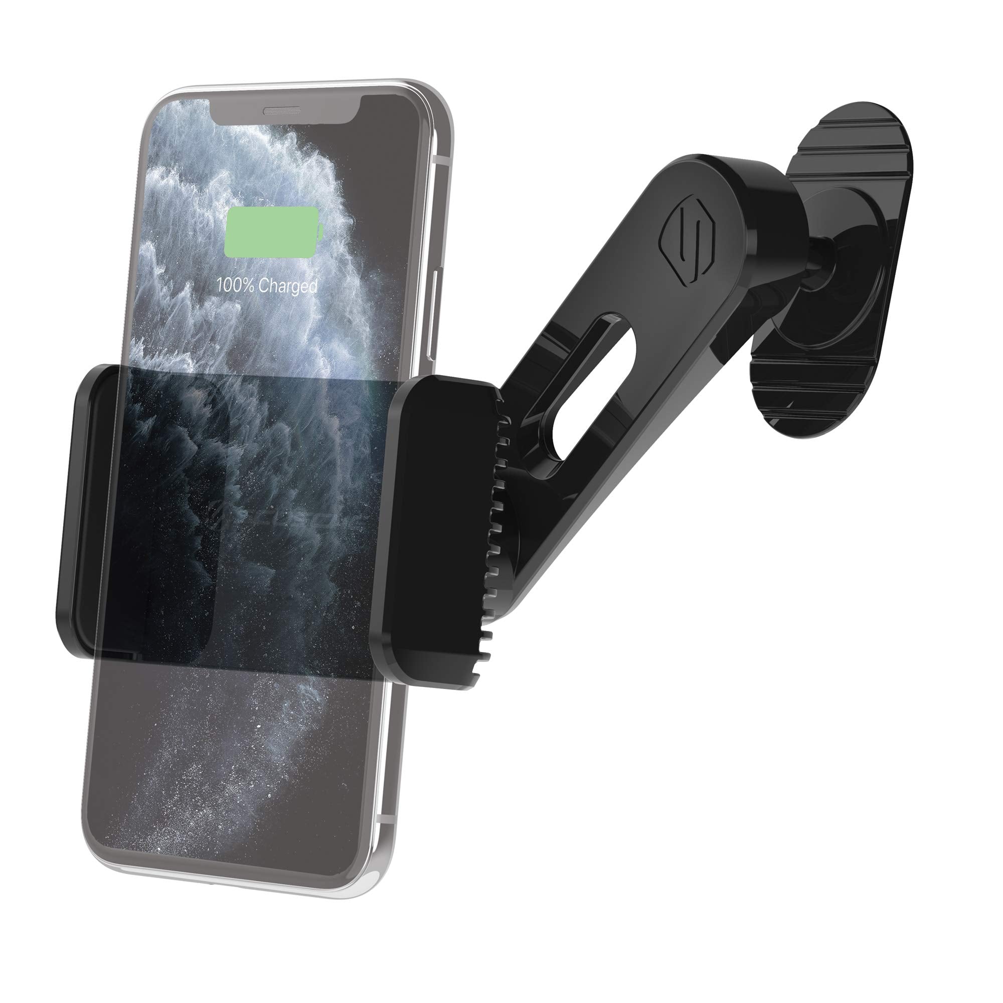 Scosche Uh4Odex2-Sp Quickgrip Extendo Swing-Arm Telescoping Phone Adhesive Or Suction Cup Mount With Adjustable Arms