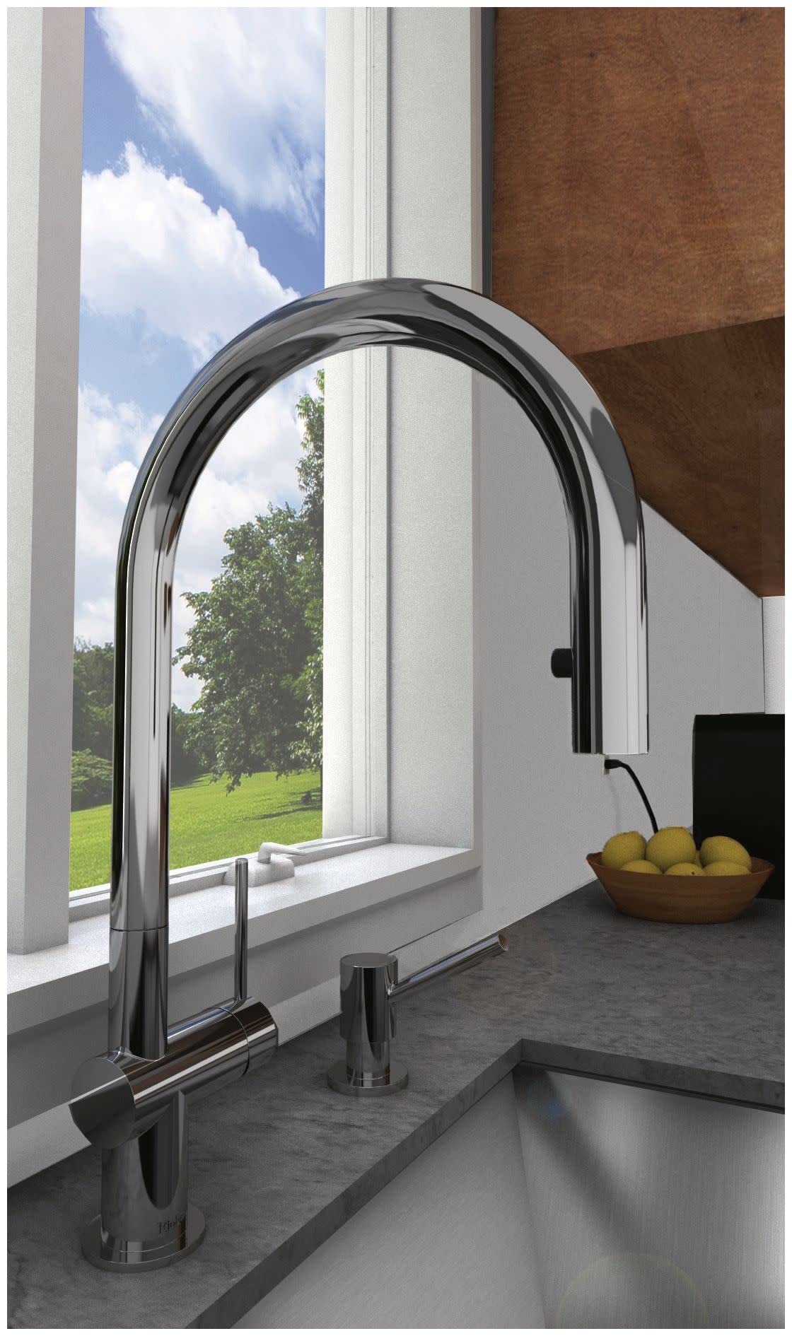 Riobel Az101C Kitchen Faucet With Spray, Chrome