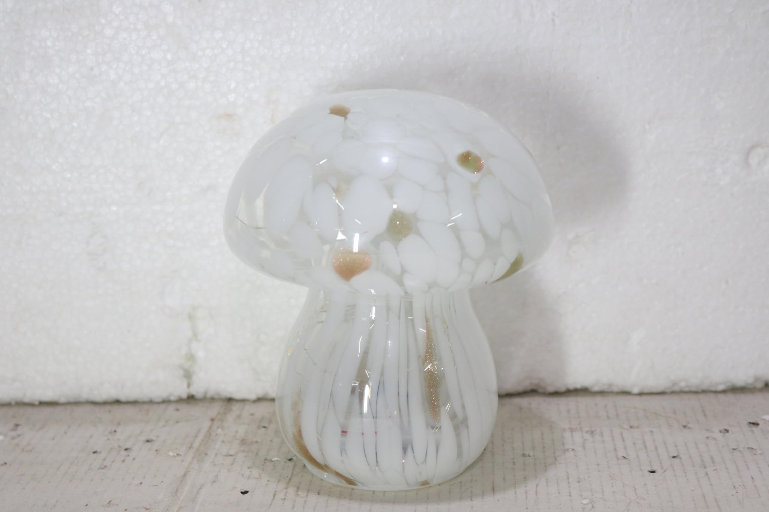 Naboher Mushroom Table Lamp, Small Bedside Table Lamp, 6.1 Inches, Mushroom Decoration Cute Mini Atmosphere Lamp Home Decoration, Suitable For Bedrooms, Living Rooms, Children'S Rooms-White