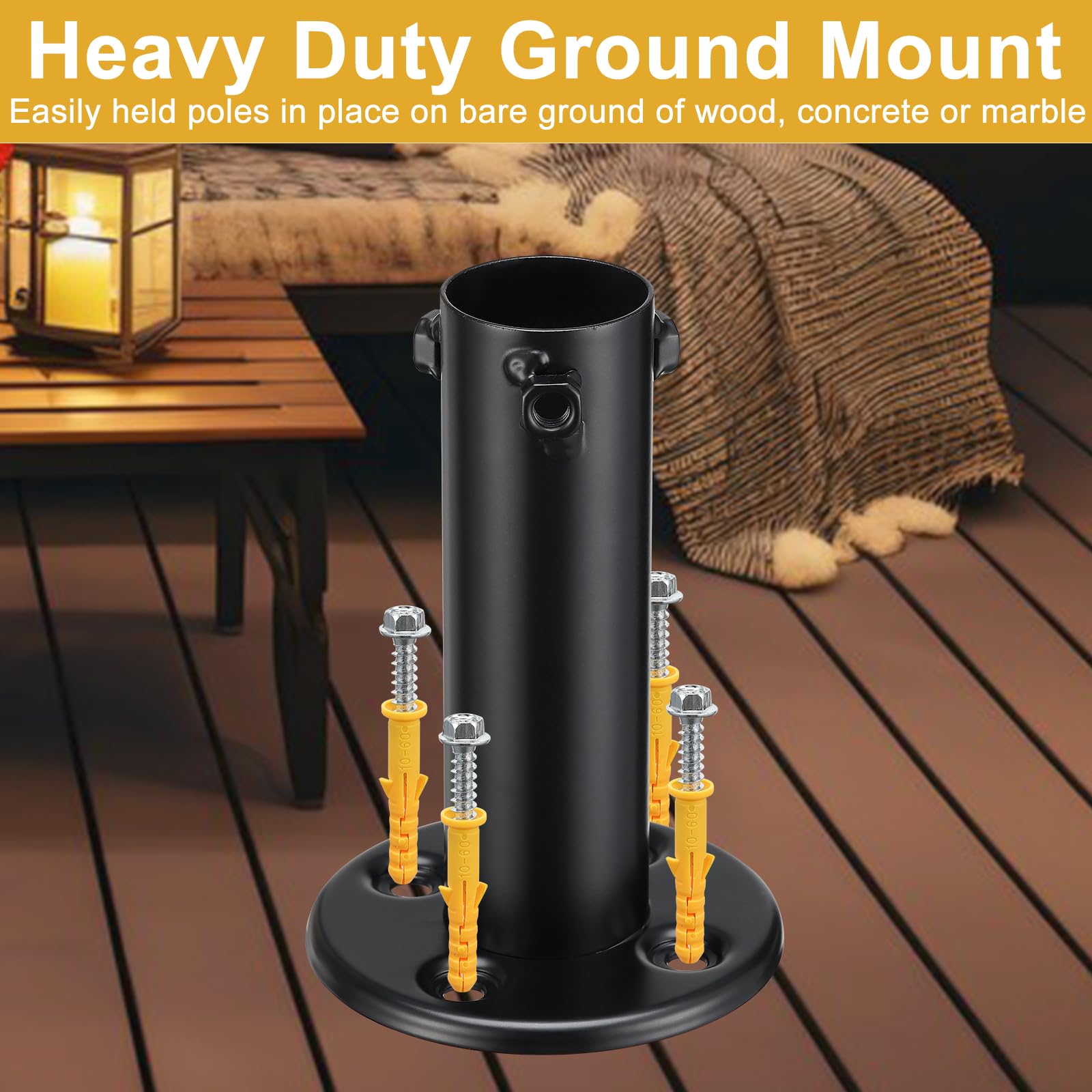 Oliynedy String Light Poles For Outside Deck 2 Pack 8Ftheavy Duty Metal Garden Outdoor Light Poles For Solar String Light Bulbs Hanging Kit For Yard Garden Fence Post Deck Party Wedding