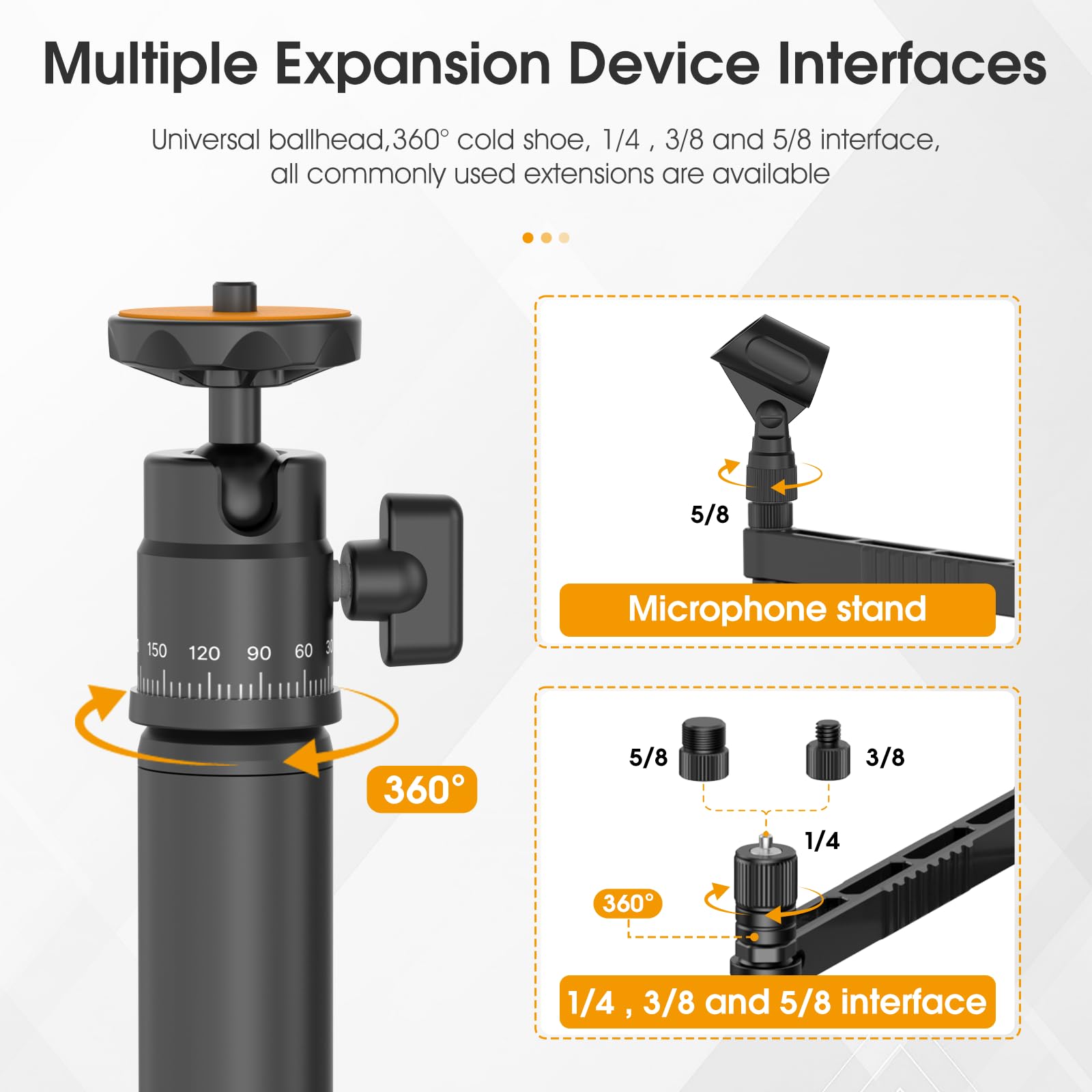 Vijim Ulanzi Broadcast Boom Arm,Ls23 Camera Desk Mount Stand With Flexible Arm,Overhead Camera Mount, Microphone Boom Arm For Blue Yeti Nano, Podcast Kit For Ring Light/Dslr Camera/Webcam/Panel Light