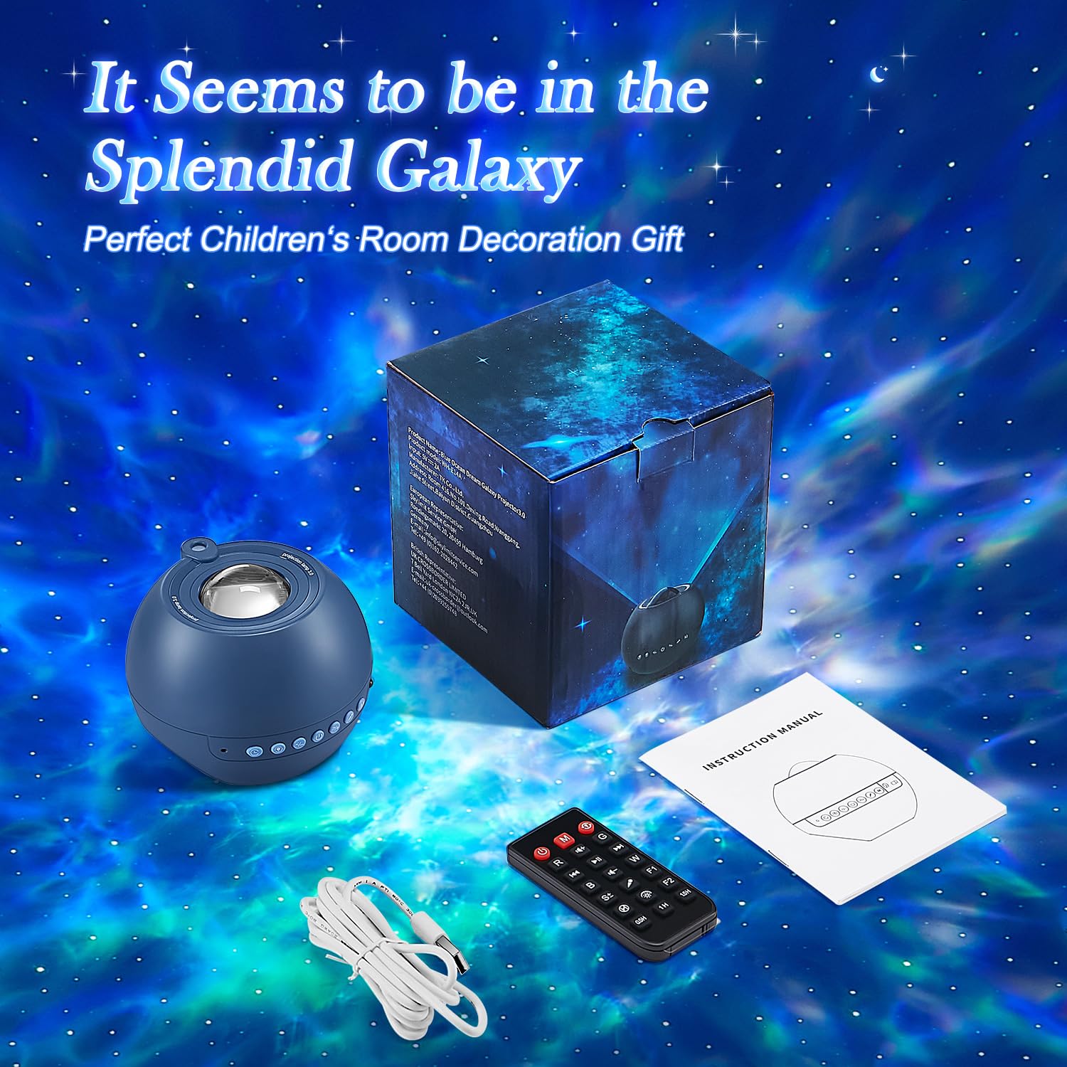 Pikoy Star Projector,15 Colors Galaxy Projector For Bedroom,15White Noise Light Projector For Bedroom,5.0 Bluetooth Night Light Projector,Nebula Projector Star Lights