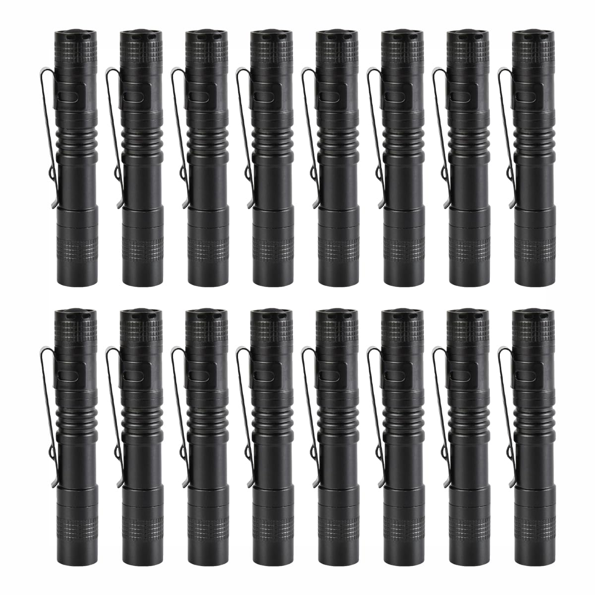 Castnoo 16 Pcs Led Pen Light, Pocket Flashlight With Clip, Portable Mini Flashlight Handheld Pen Light For Emergency, Overhaul, Outdoor Camping