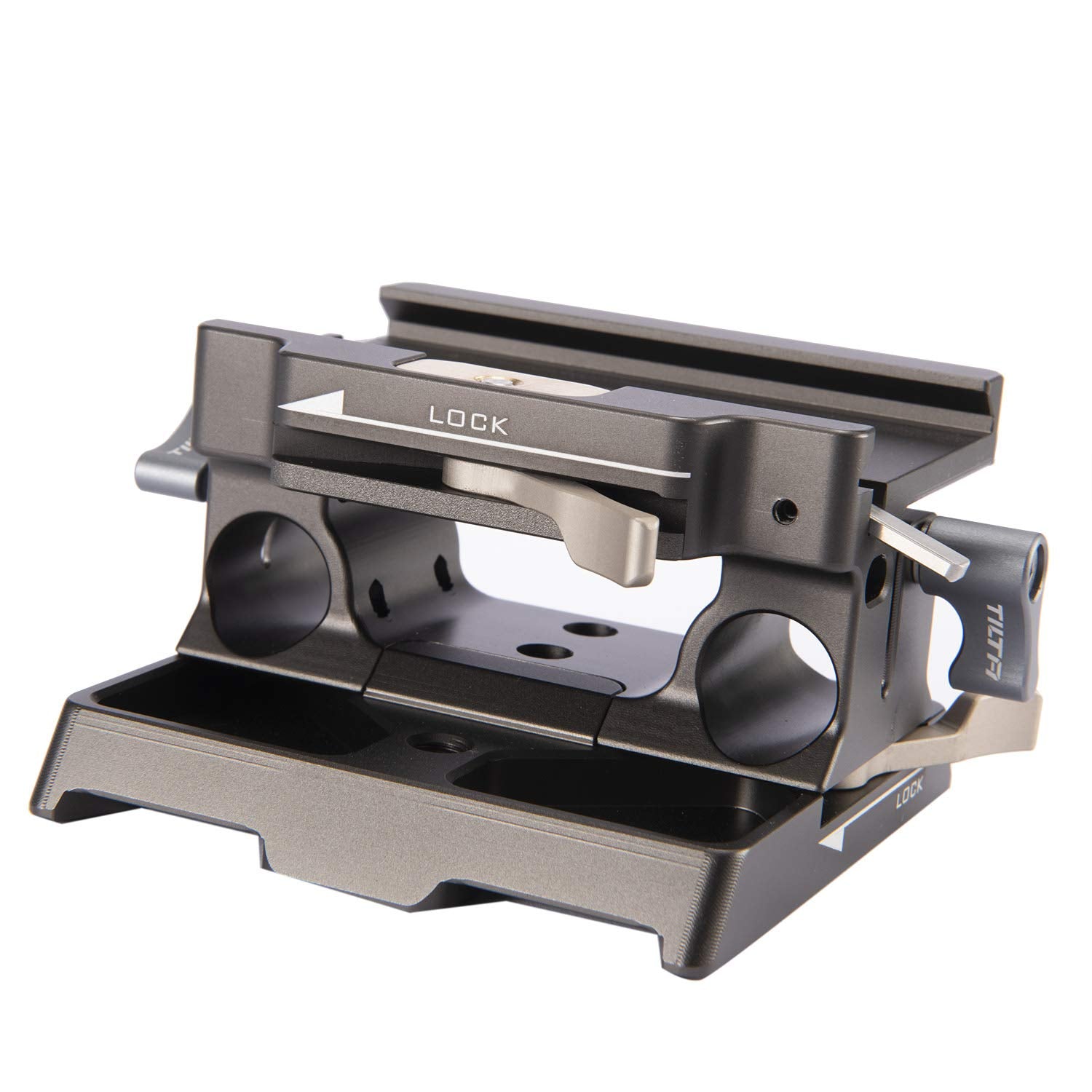 Tilta 15Mm Lws Baseplate (Type I For Bmpcc 4K/6K Or Z Cam) (Gray) Ta-Bsp-15-G