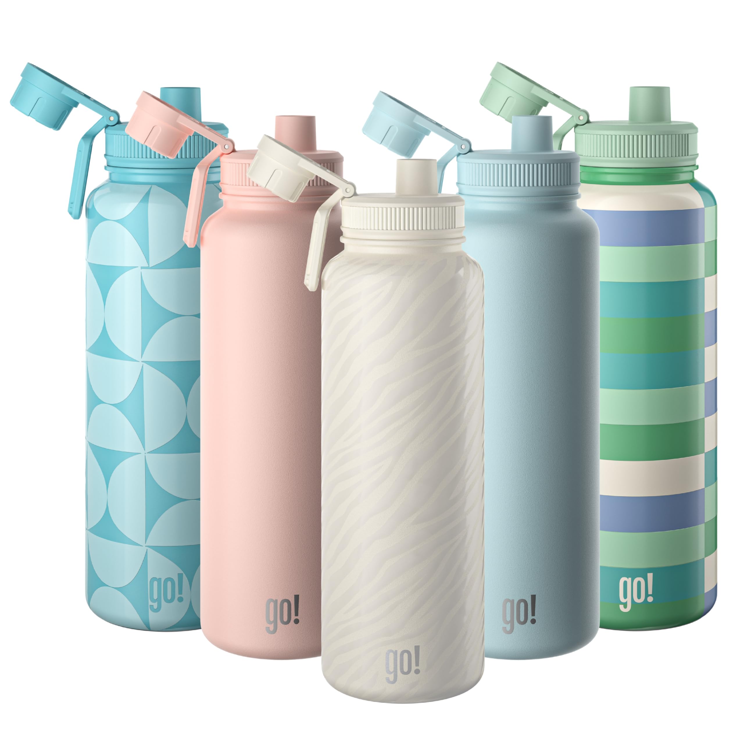 40Oz Stainless Steel Sports Bottle With Triple Insulation & Copper Lining – Keeps Drinks Cold