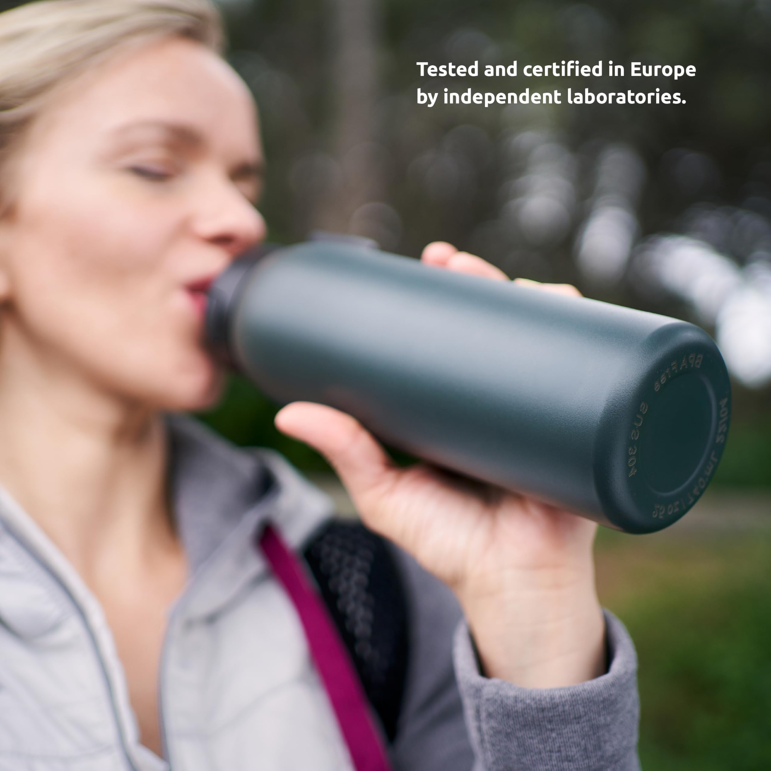 Tappwater Bottlepro Adventure - Stainless Steel Water Bottle With Filter For Travel And Sports