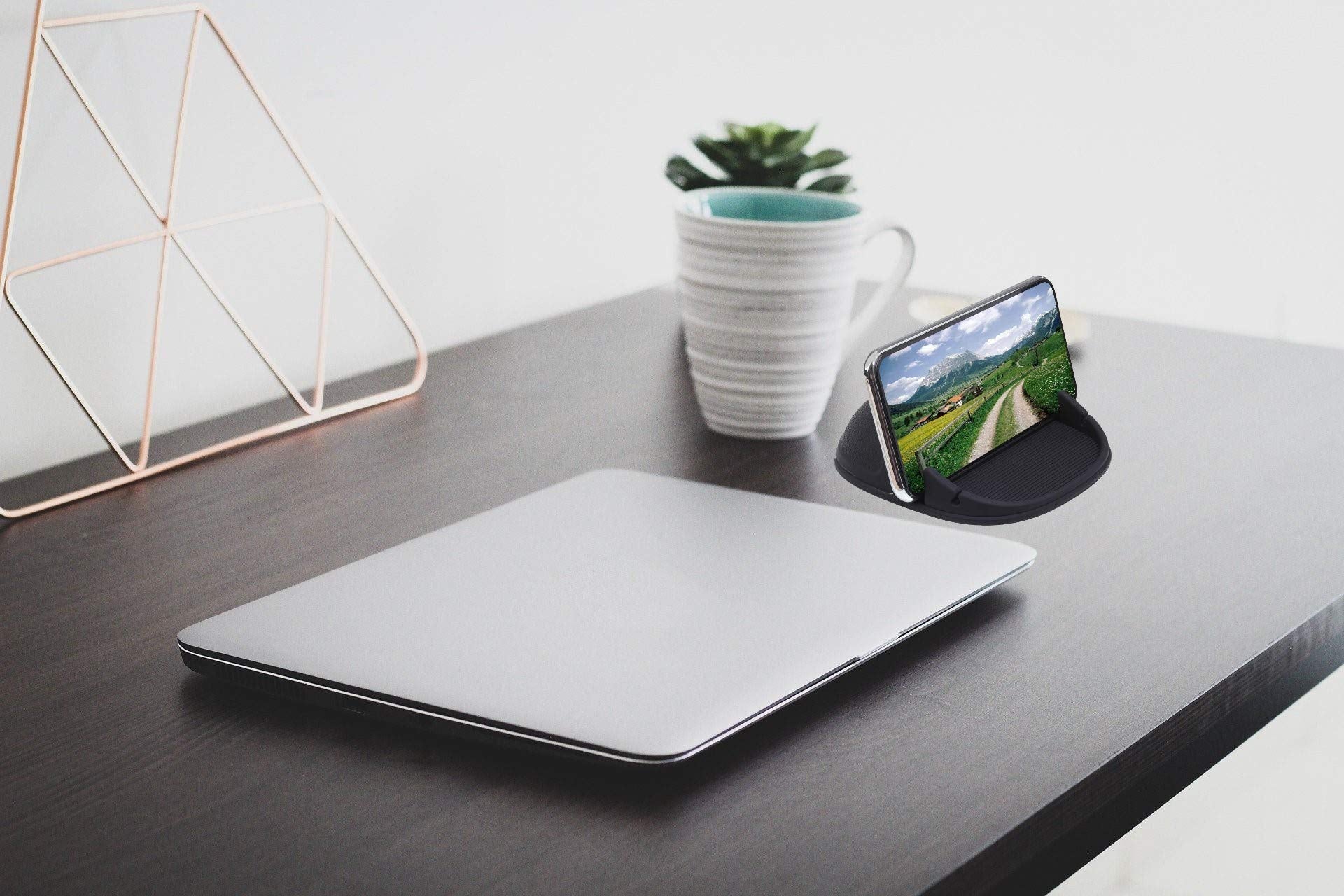 Staont Car Phone Holder, Anti-Slip Silicone Dashboard Car Pad Compatible With Iphone, Samsung, Android Smart Phones, Gps, Kgs3 And More