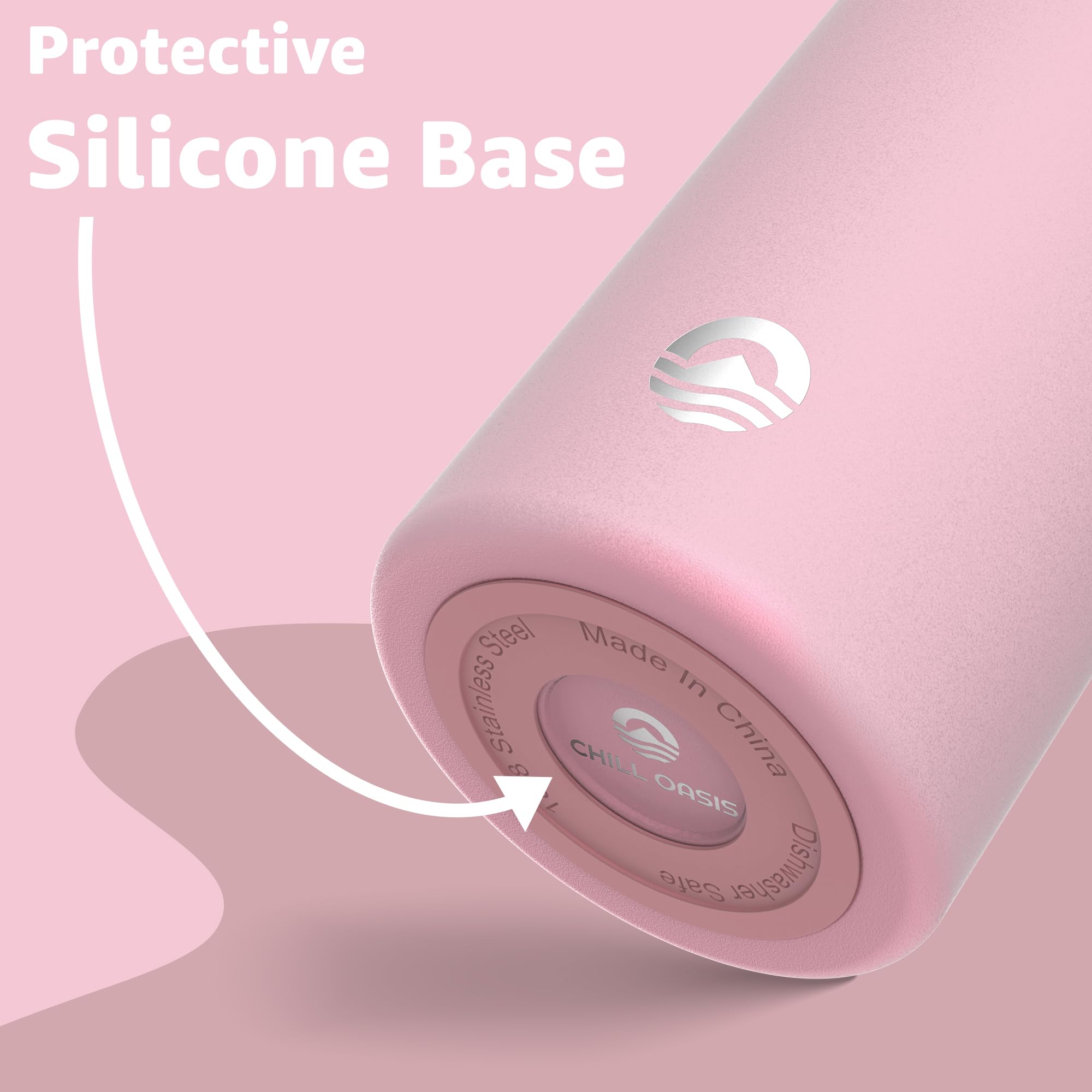 Water Bottle Compatible With Popular Flavor Cartridges , Leak Proof, Double-Walled