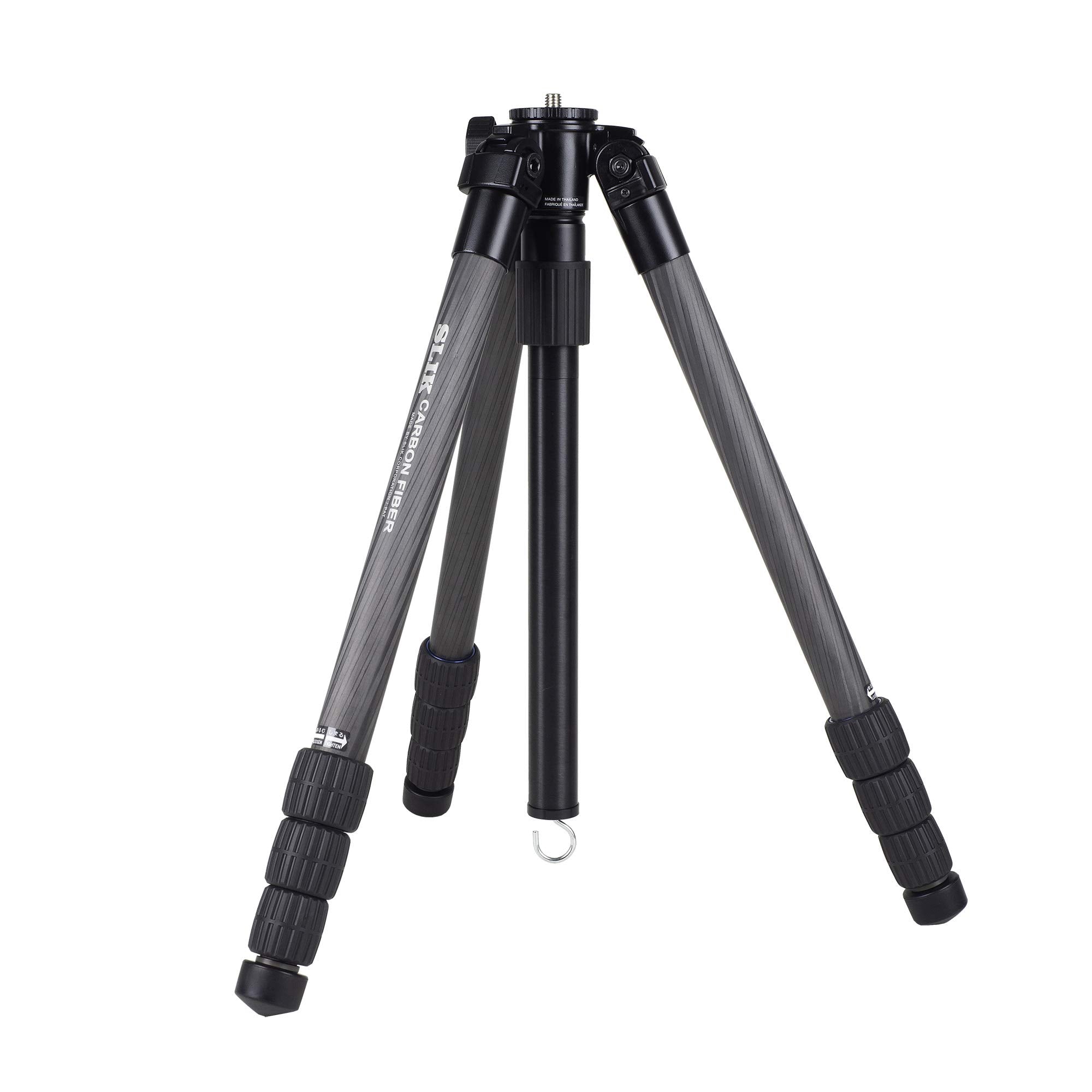 Slik Pro Cf-834 4-Section 65" Carbon Fiber Tripod Black (615-923)